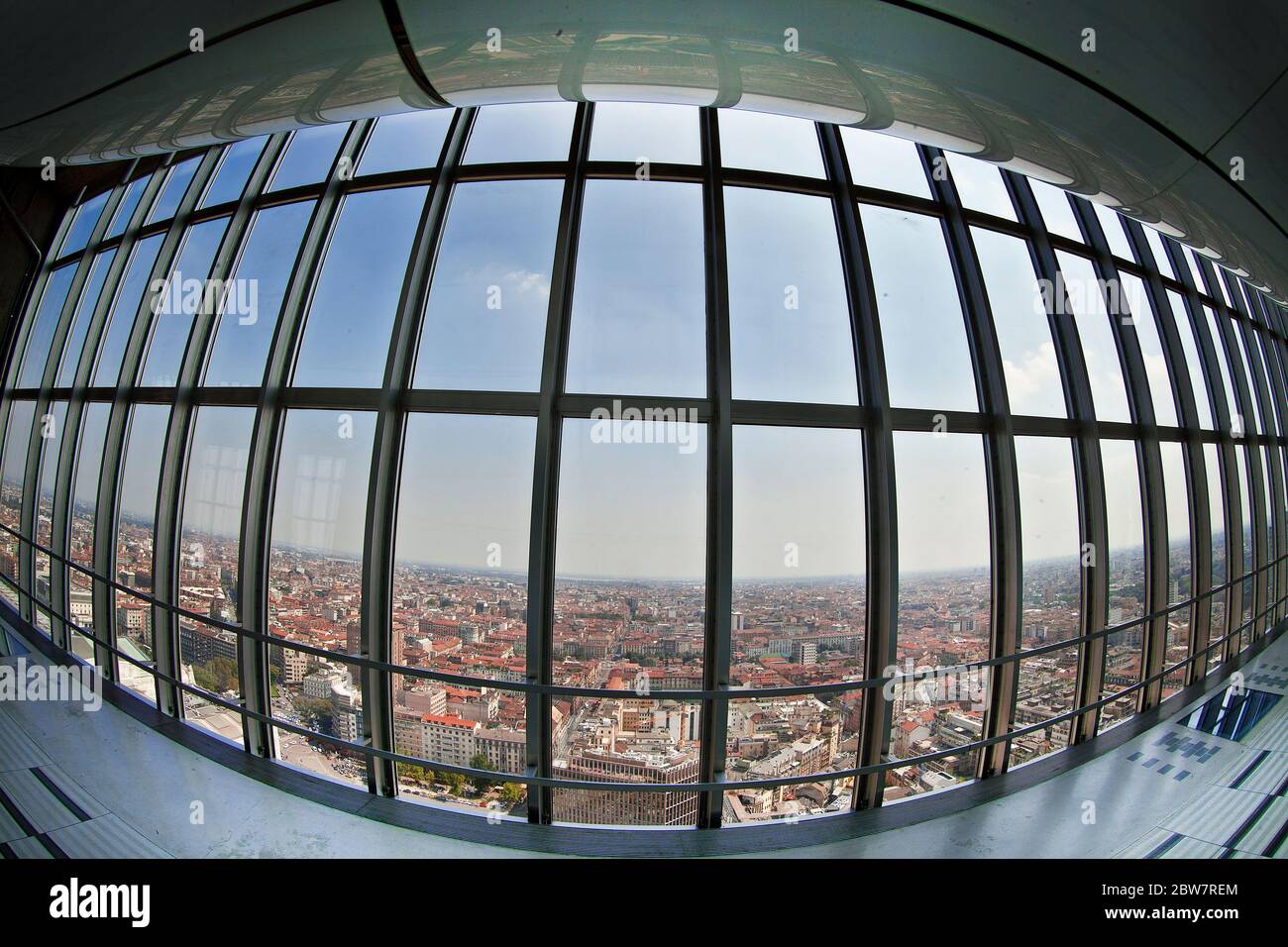 Europe, Italy, Lombardy, Milan, Pirelli Building 'Pirellone' Stock Photo
