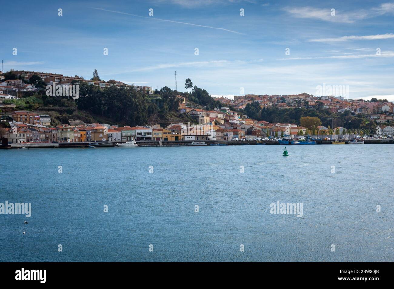 Estuary of Douro River in Porto, Portugal Stock Photo