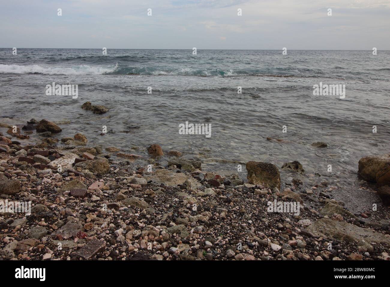 The pristine beaches of St Maarten Stock Photo - Alamy