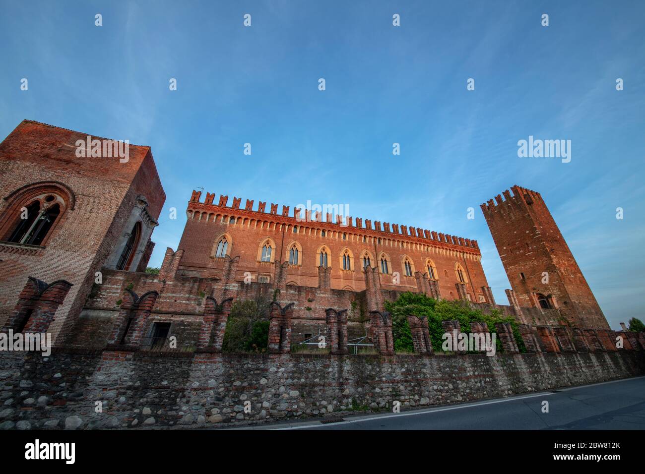 the beautiful Castel of Carimate, province of Como, Italy Stock Photo