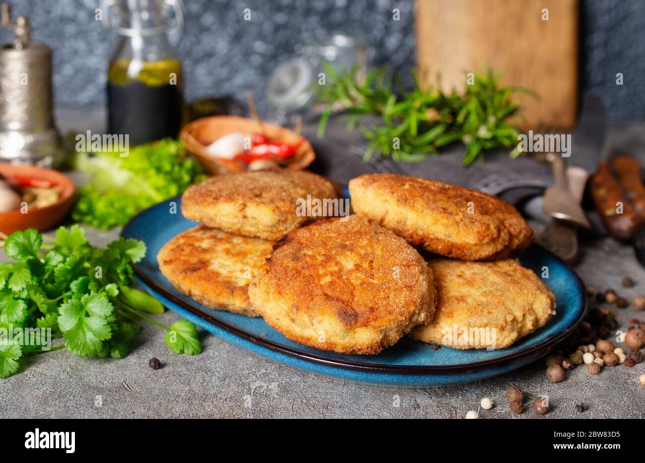 Cutlets from chicken on hi-res stock photography and images - Alamy