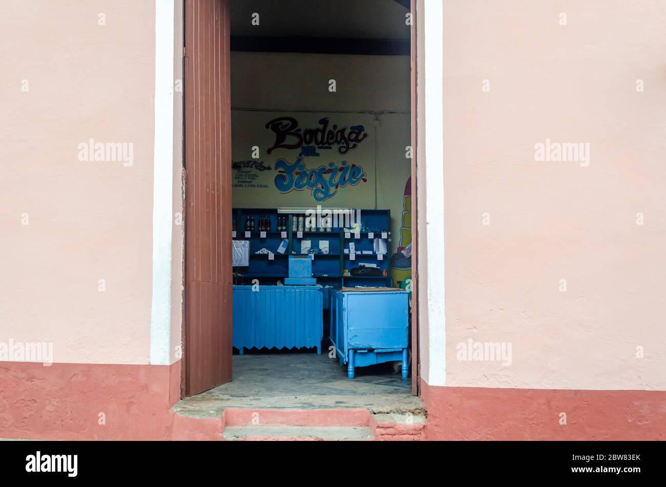 Goods store in Trinidad, Cuba Stock Photo Alamy