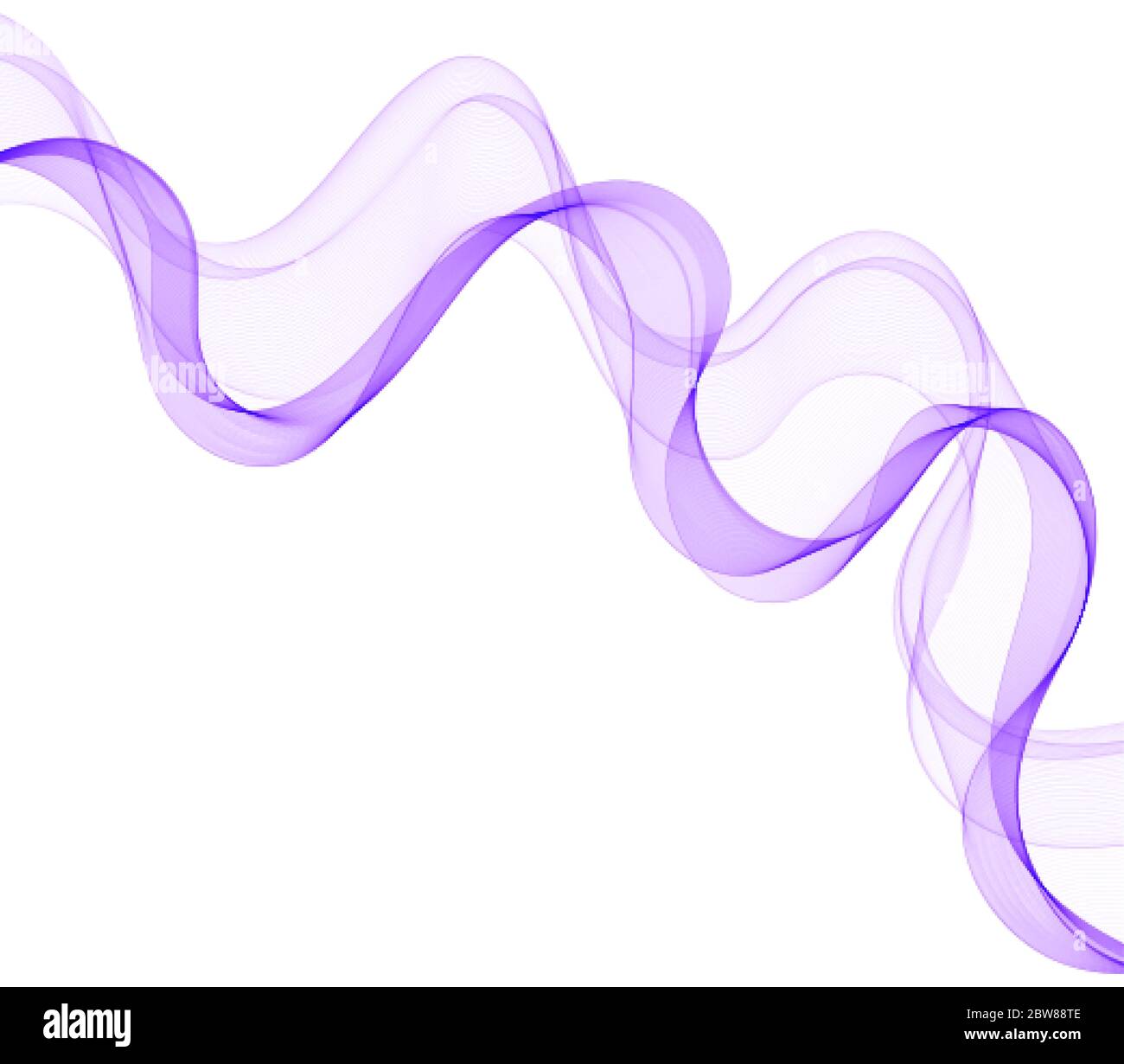 stylish blue wave on a white background. Design element Stock Vector ...