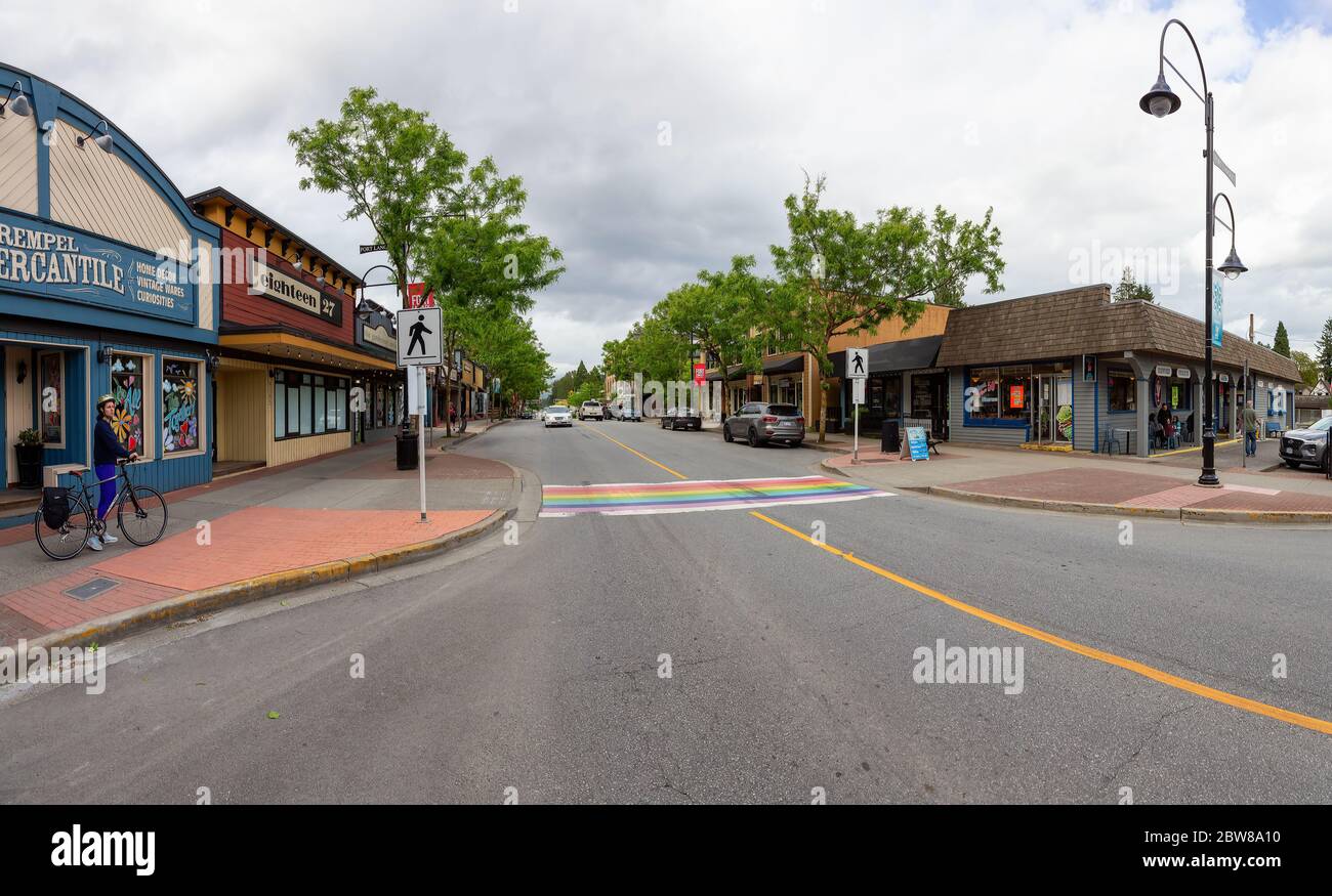 Fort Langley, Vancouver, British Columbia, Canada Stock Photo