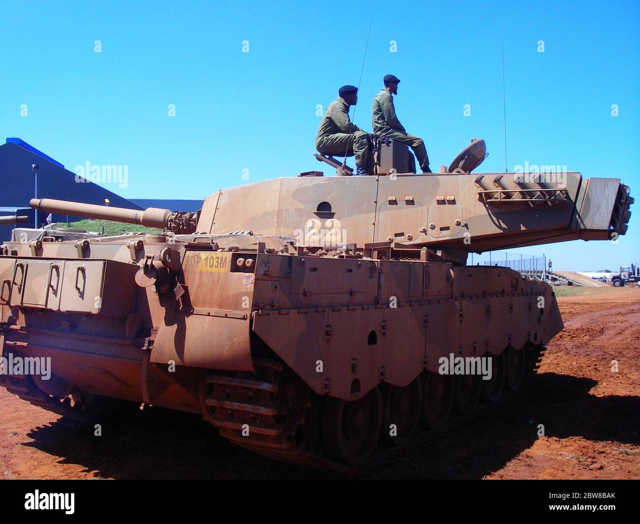 SANDF Oliphant tank Stock Photo - Alamy