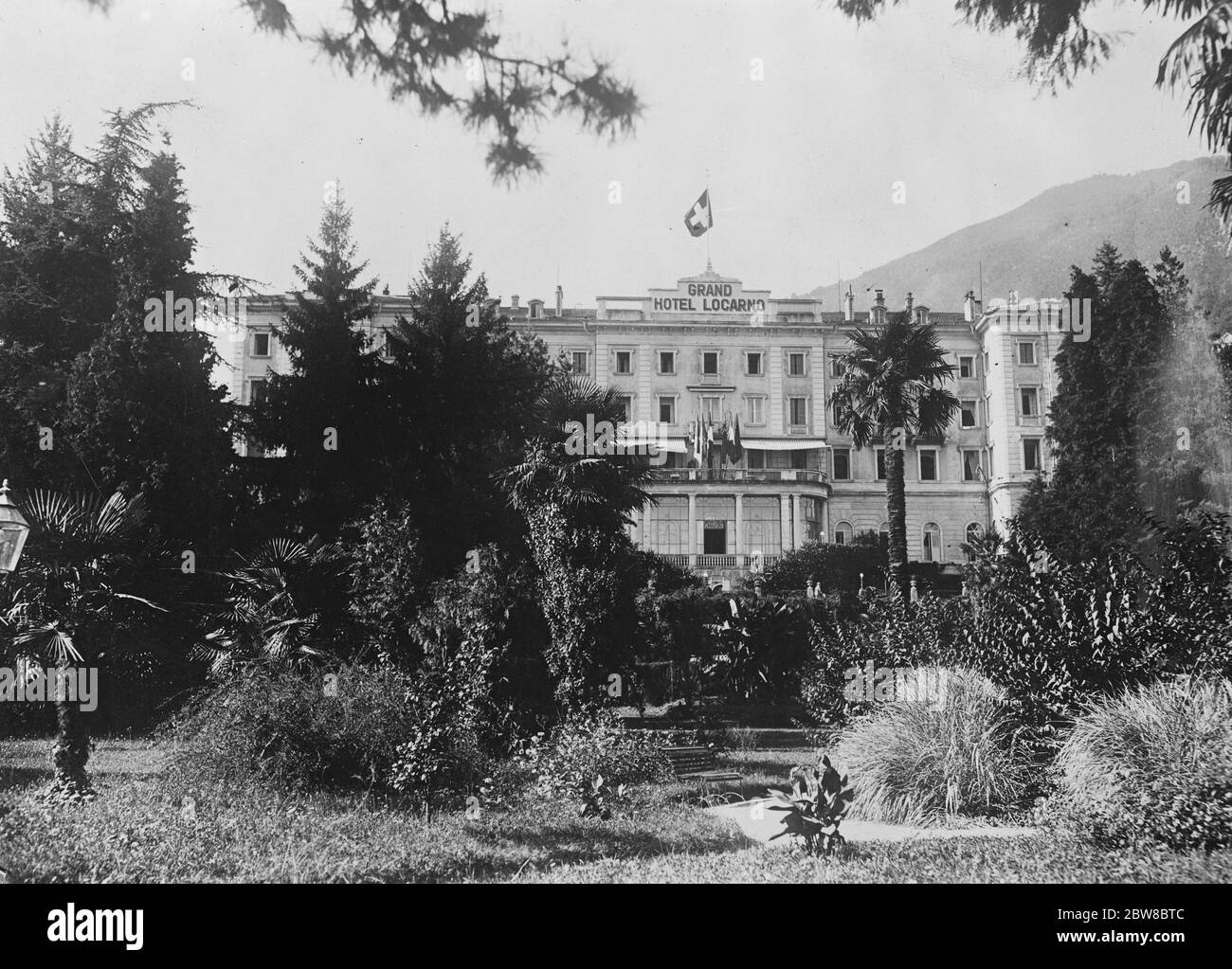 Hotel locarno switzerland Black and White Stock Photos & Images Alamy