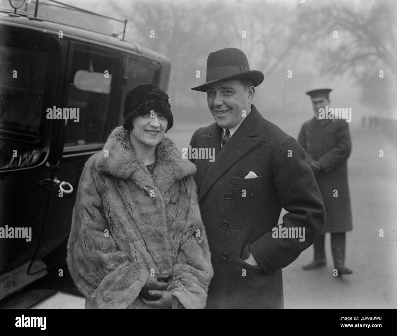 First photographs of Mrs Eddie Fields ( Mrs Josephine Trix ) and her husband . 15 February 1926 Stock Photo