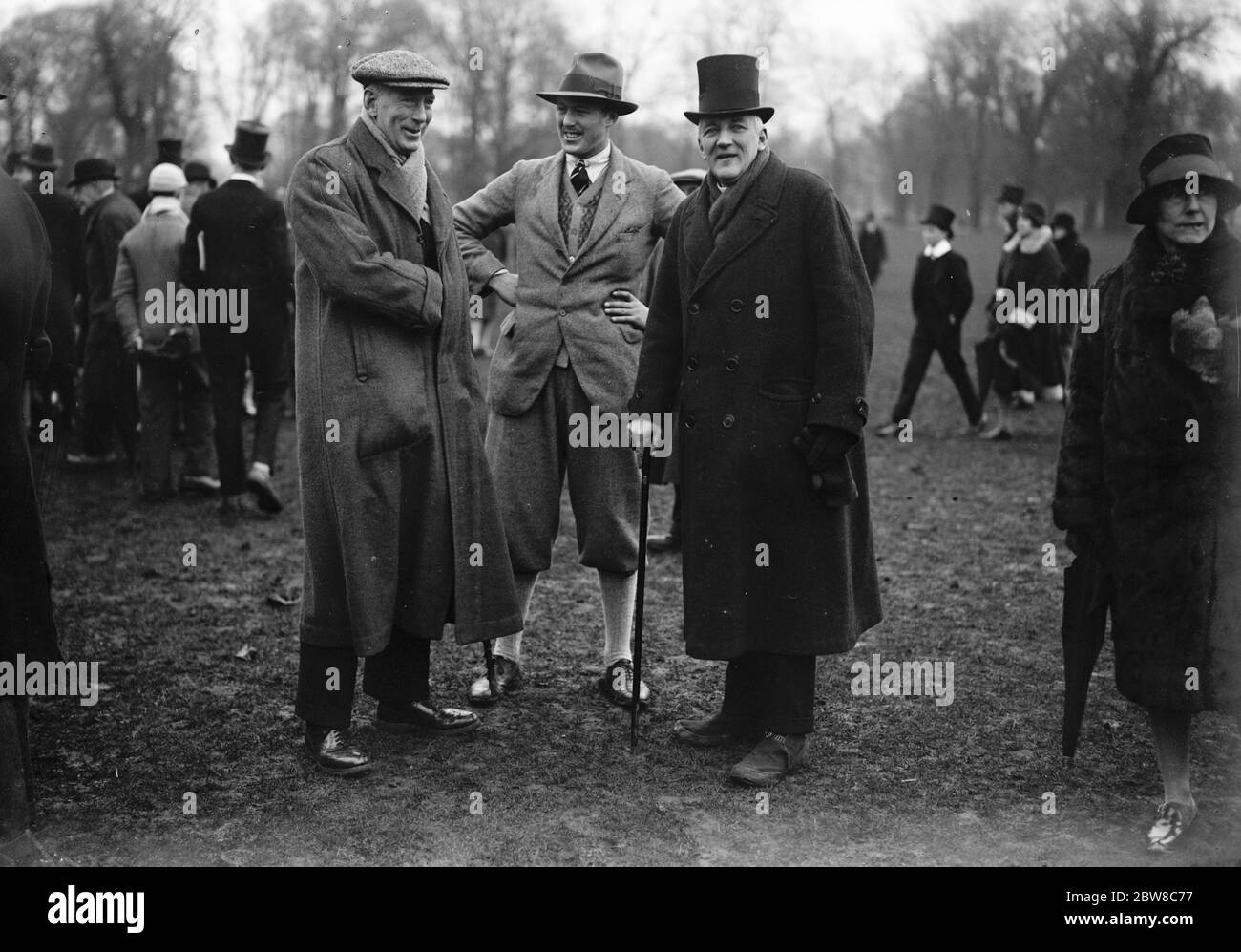 St Andrew day at Eton . Dr Allington ( Headmaster ) chatting with the