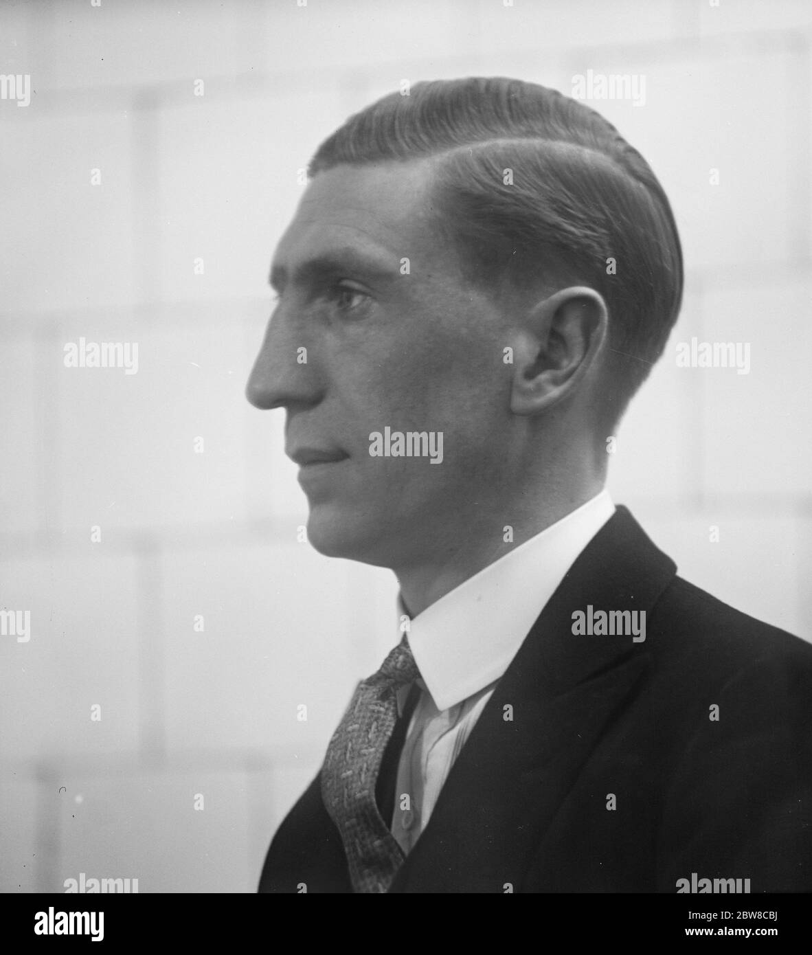 Mr Cox of ADVT department. Central News Staff . 11 February 1927 Stock Photo