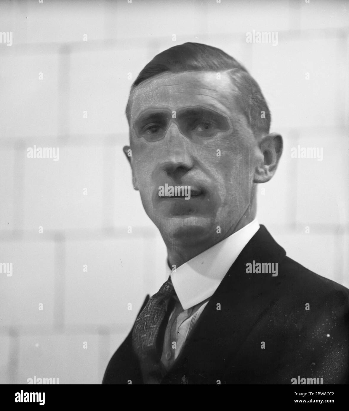 Mr Cox of ADVT department. Central News Staff . 11 February 1927 Stock Photo