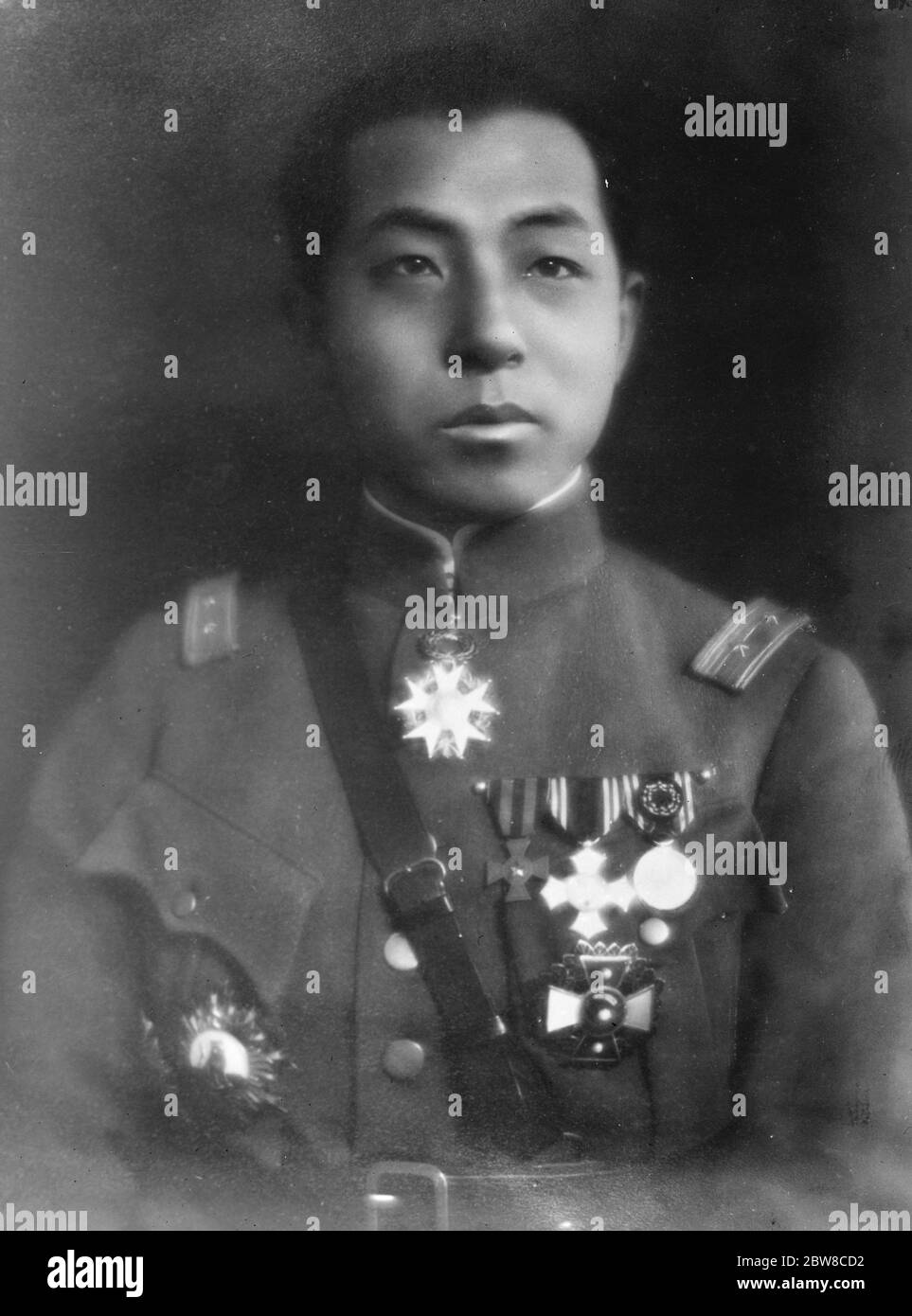 General Chang Hsueh Liang , son of Chang Tso Lin . 1927 Stock Photo