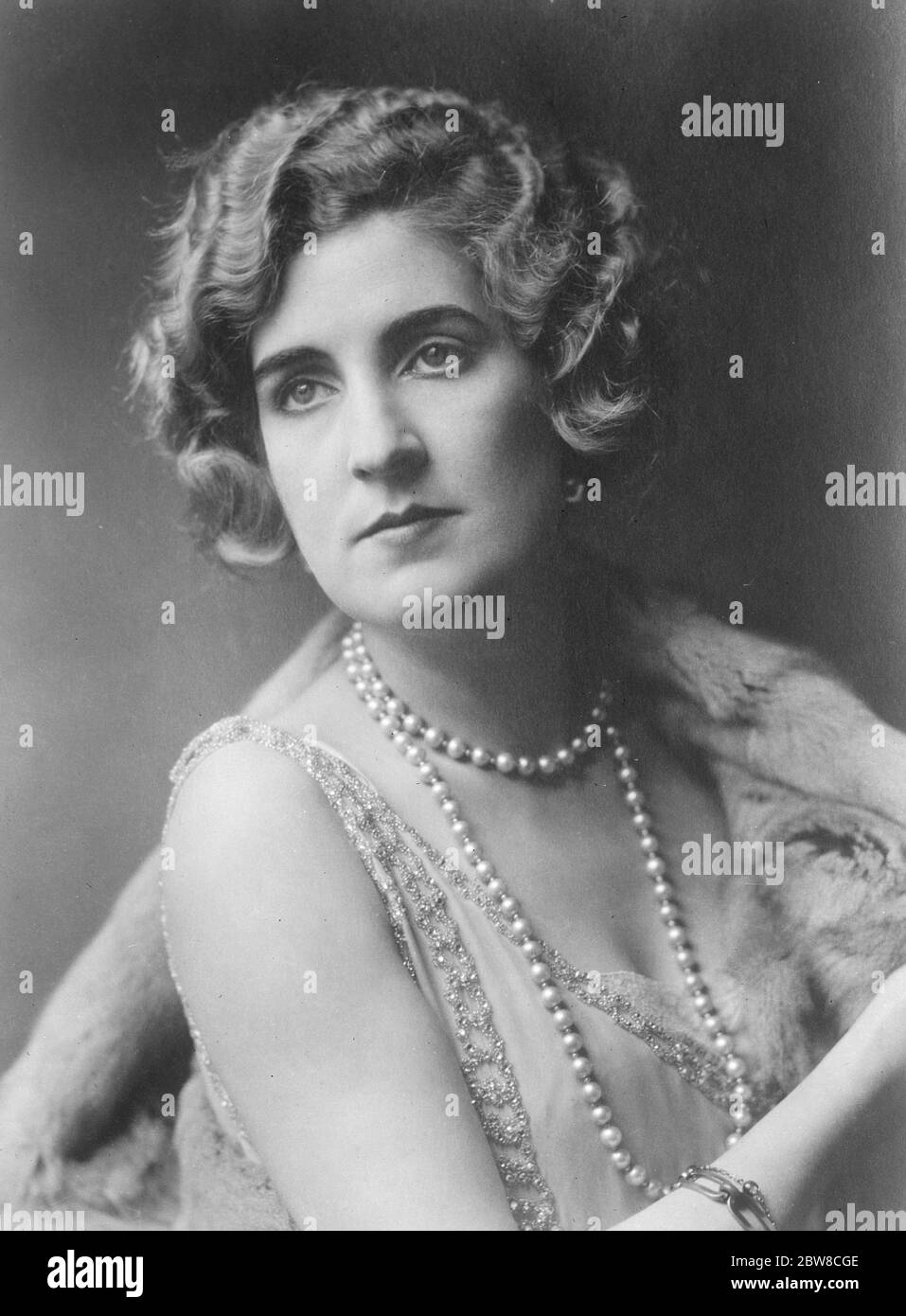 The Marchioness of Villa Real . 22 July 1927 Stock Photo