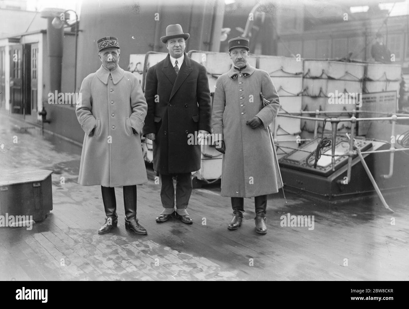 General Colin Commandant of the St Cyr and M Lion Datte , French Consul