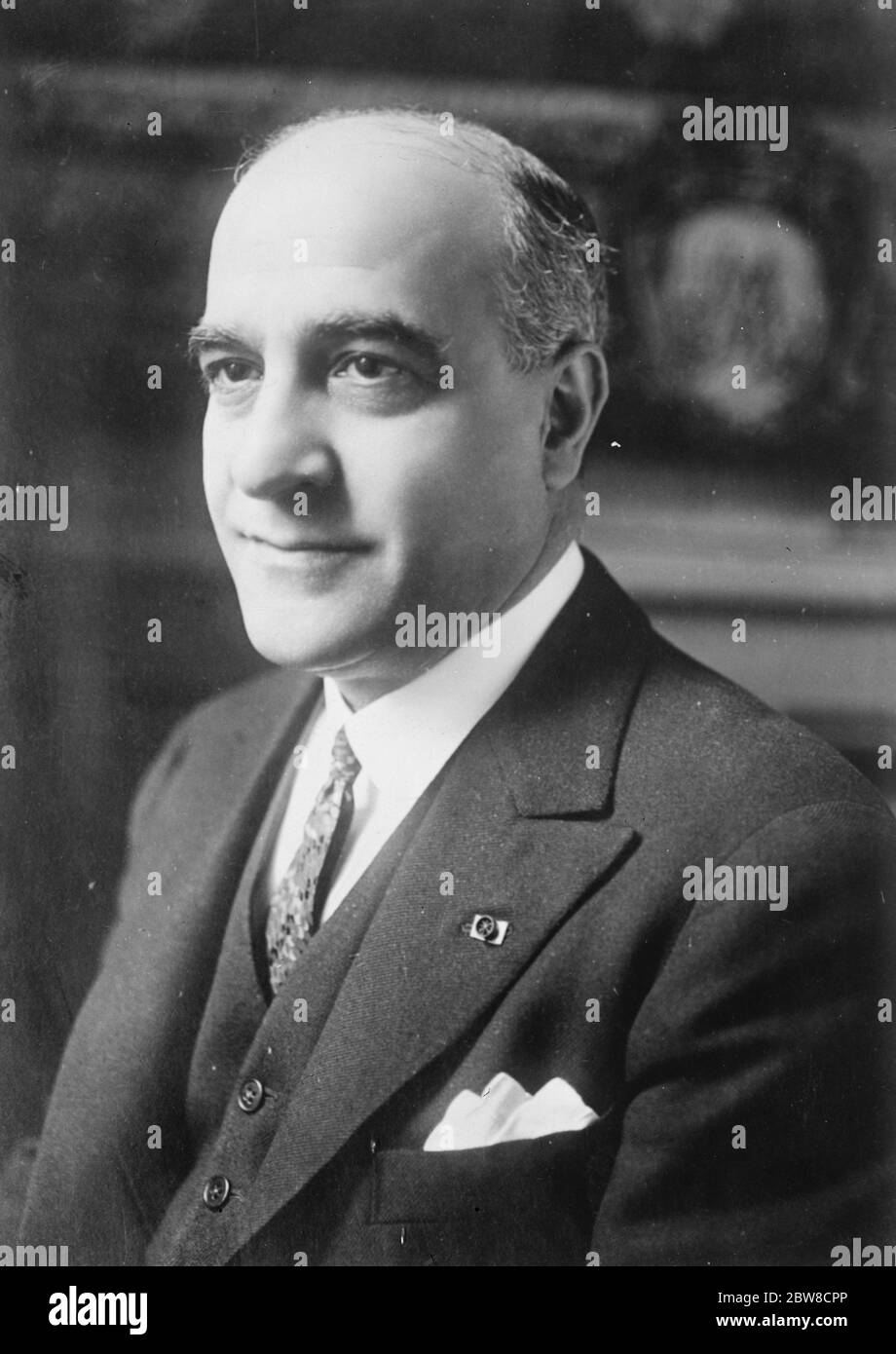 M Jean Chiappe , who is succeeding M Morain , as Chief of Police , for the Department of the Seine . 15 April 1927 Stock Photo