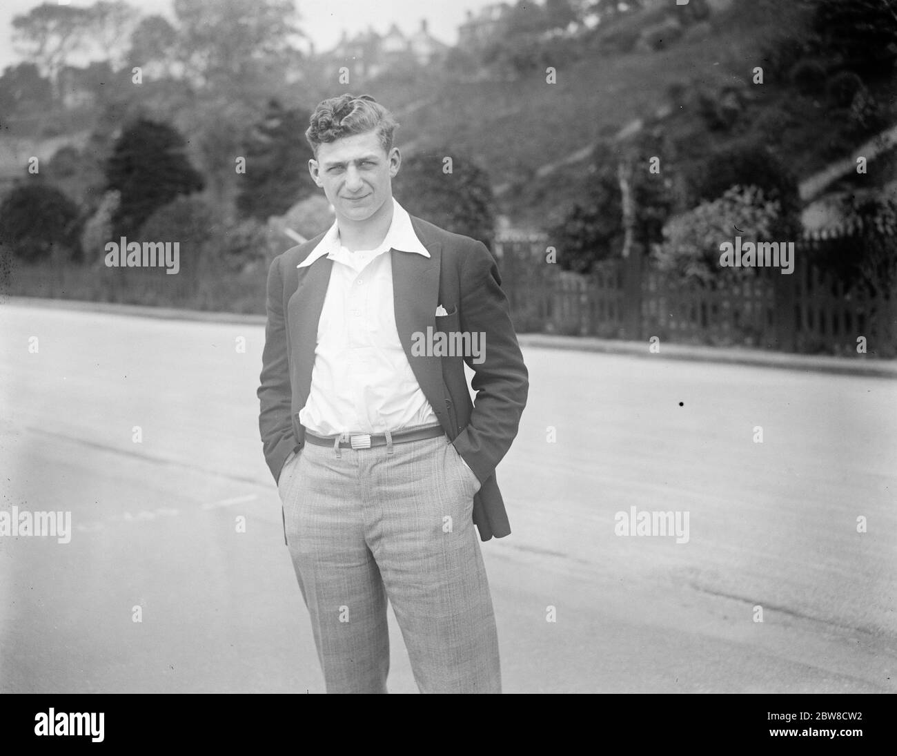 Ted Sandwina . The German - American heavy weight boxer . 1 May 1927 Stock Photo