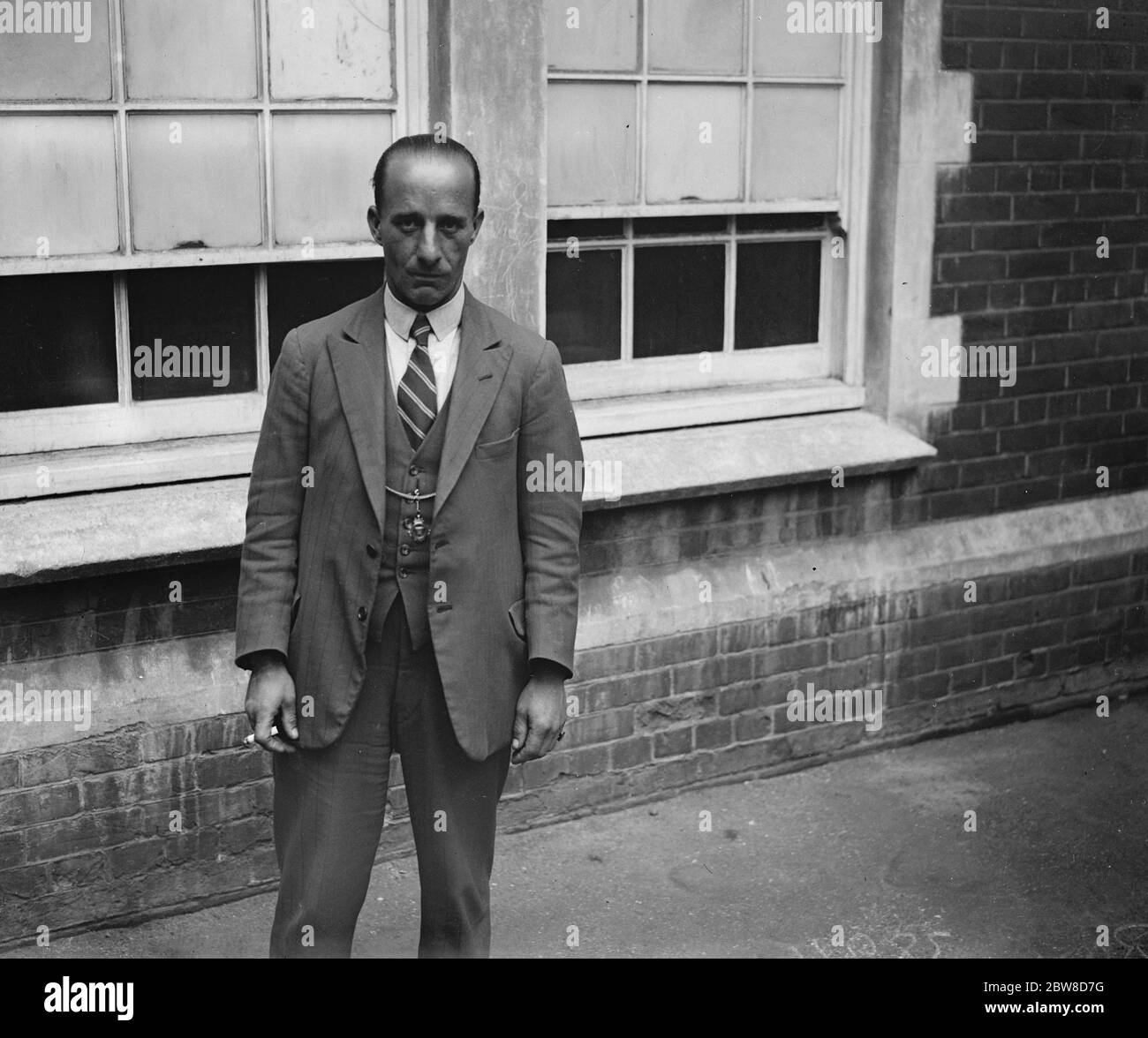 Alfred Percy Tich Freeman of Kent County Cricket . 1928 Stock Photo