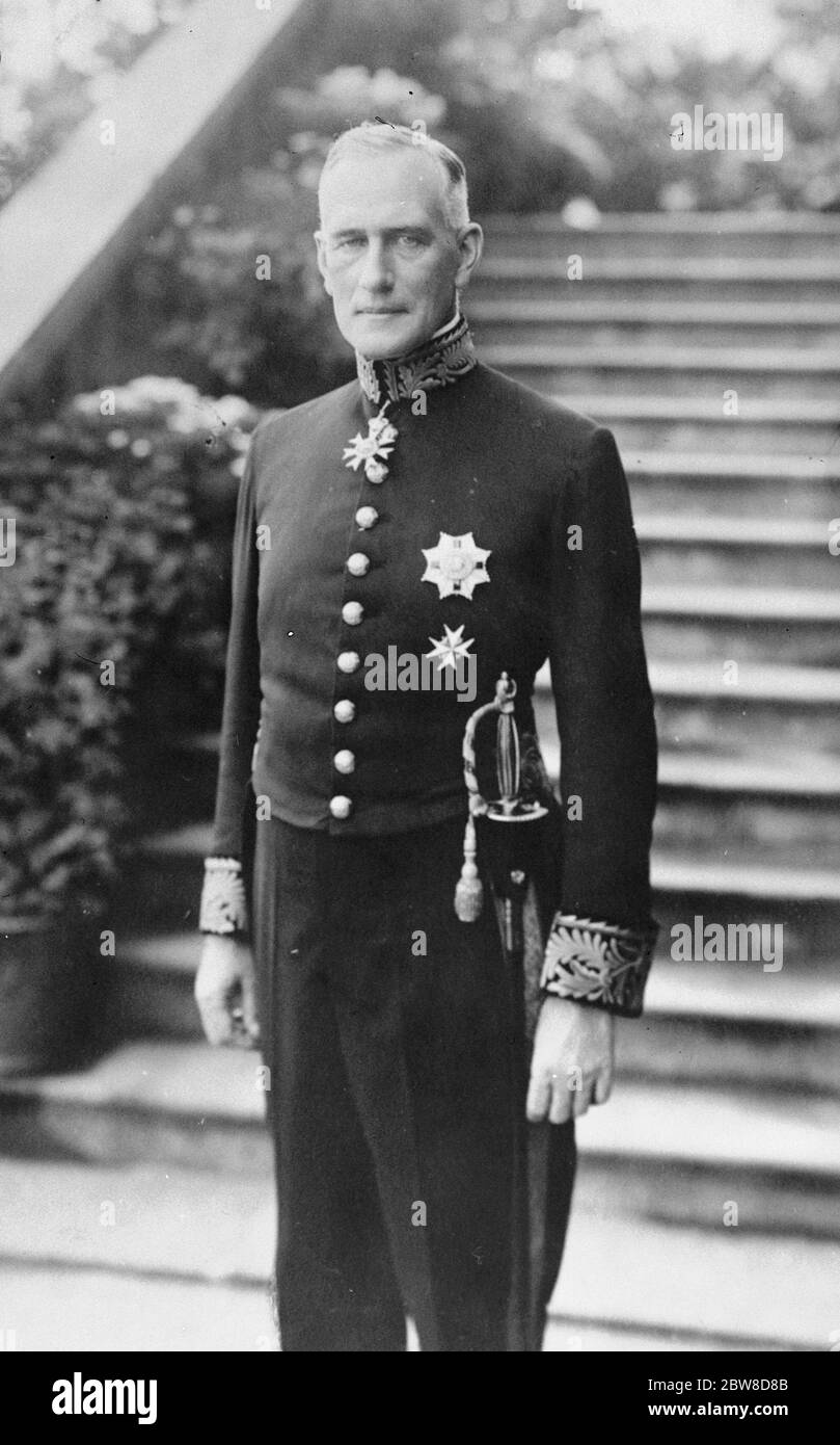 Sir Cecil Clementi , governor of Hong Kong . 1 June 1928 Stock Photo - Alamy