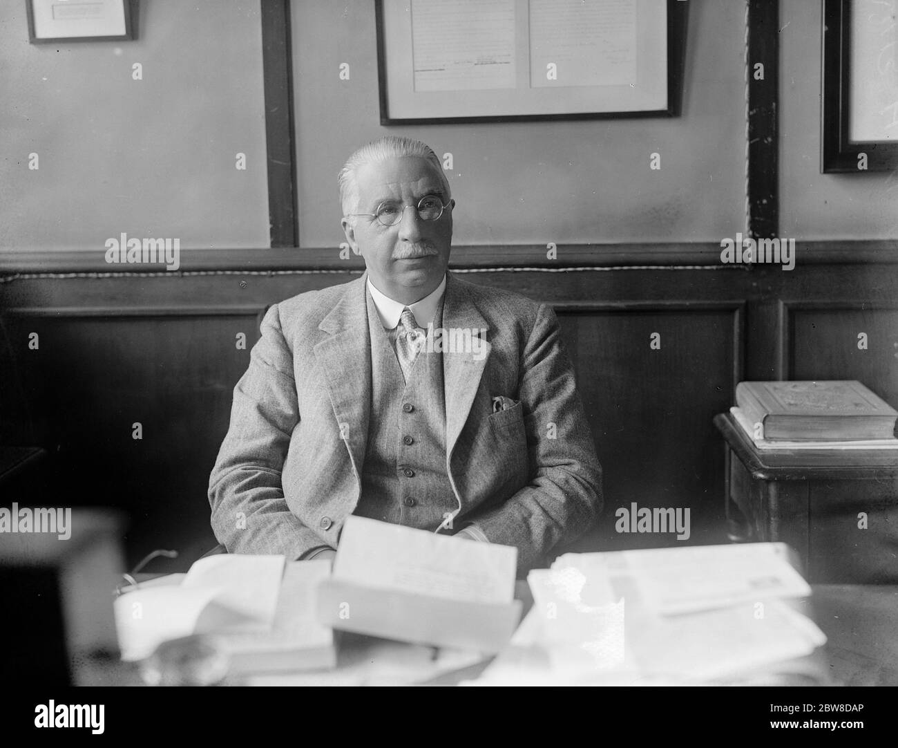 Mr H A Gwynne ( Editor of the Morning Post ) . 20 August 1928 Stock Photo