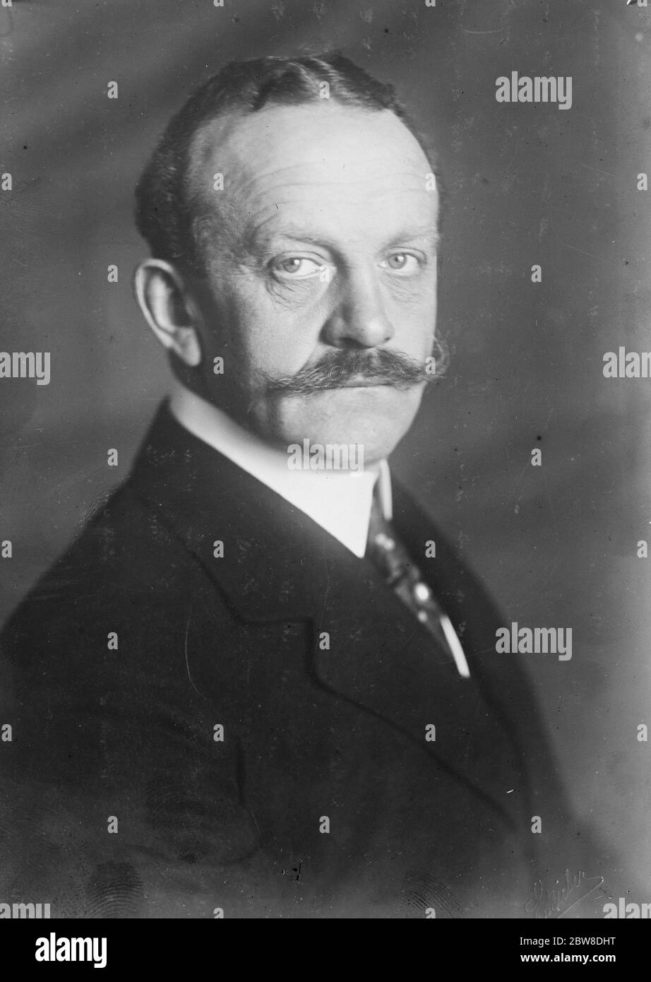 Count Bernstorff , German Ambassador to Washington . 1912 Stock Photo
