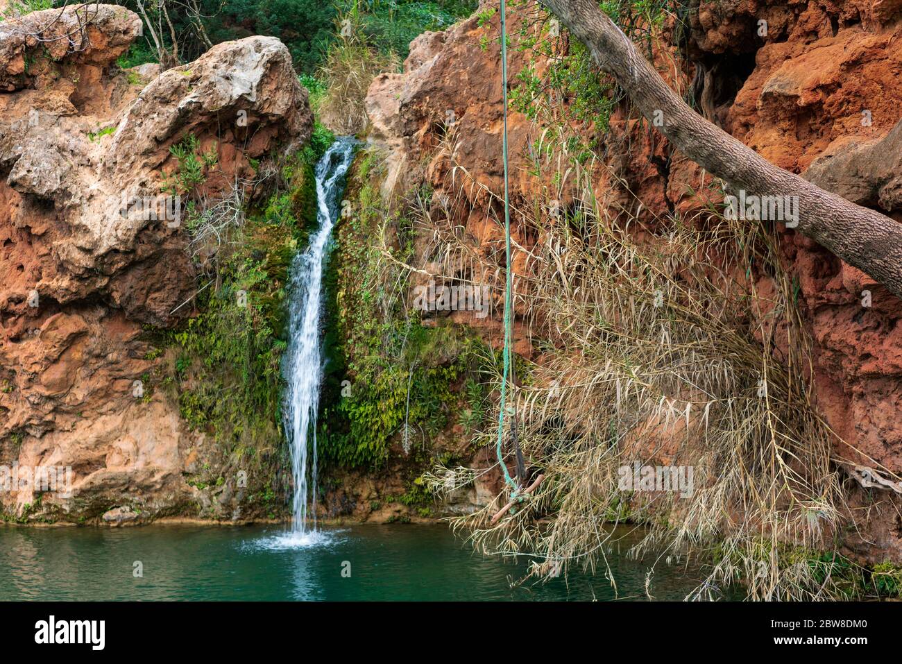 Pego Do Inferno Waterfall In Tavira Algarve Portugal Stock Photo Alamy