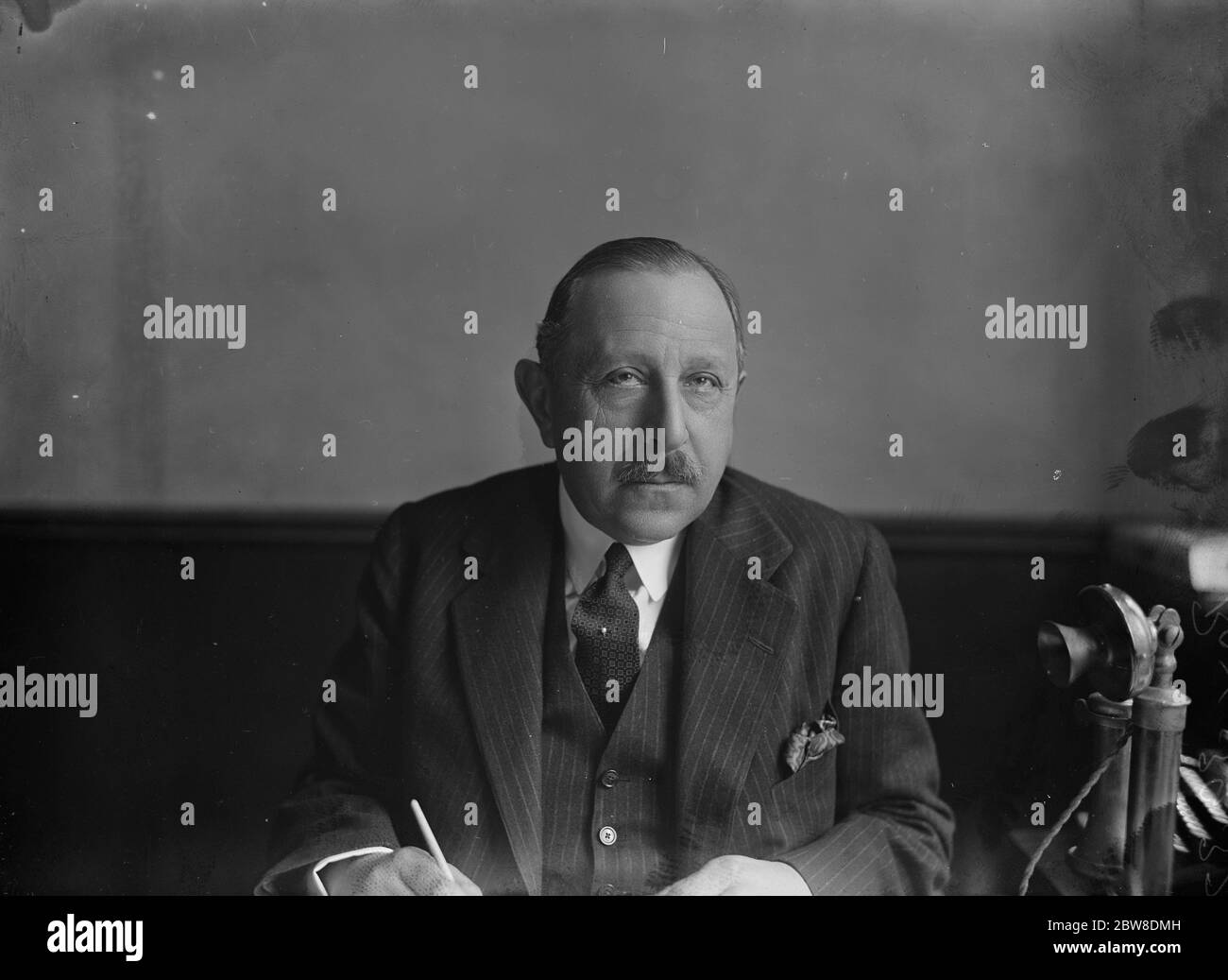 Mr RD Blumenfeld , the American - born editor of the Daily Express . May 1929 Stock Photo