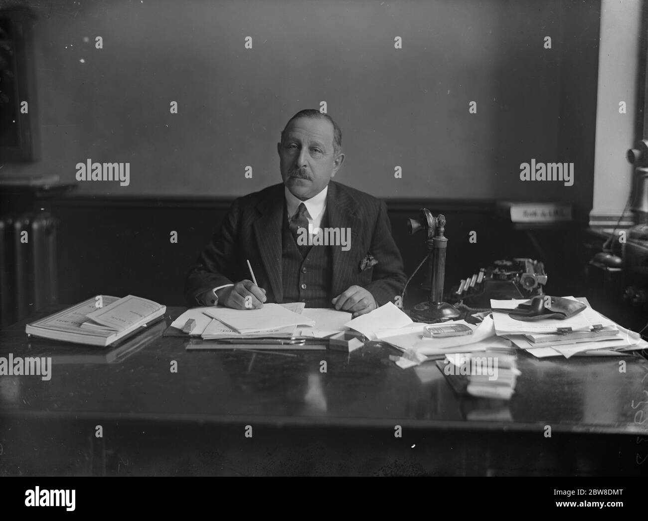 Mr RD Blumenfeld , the American - born editor of the Daily Express . May 1929 Stock Photo