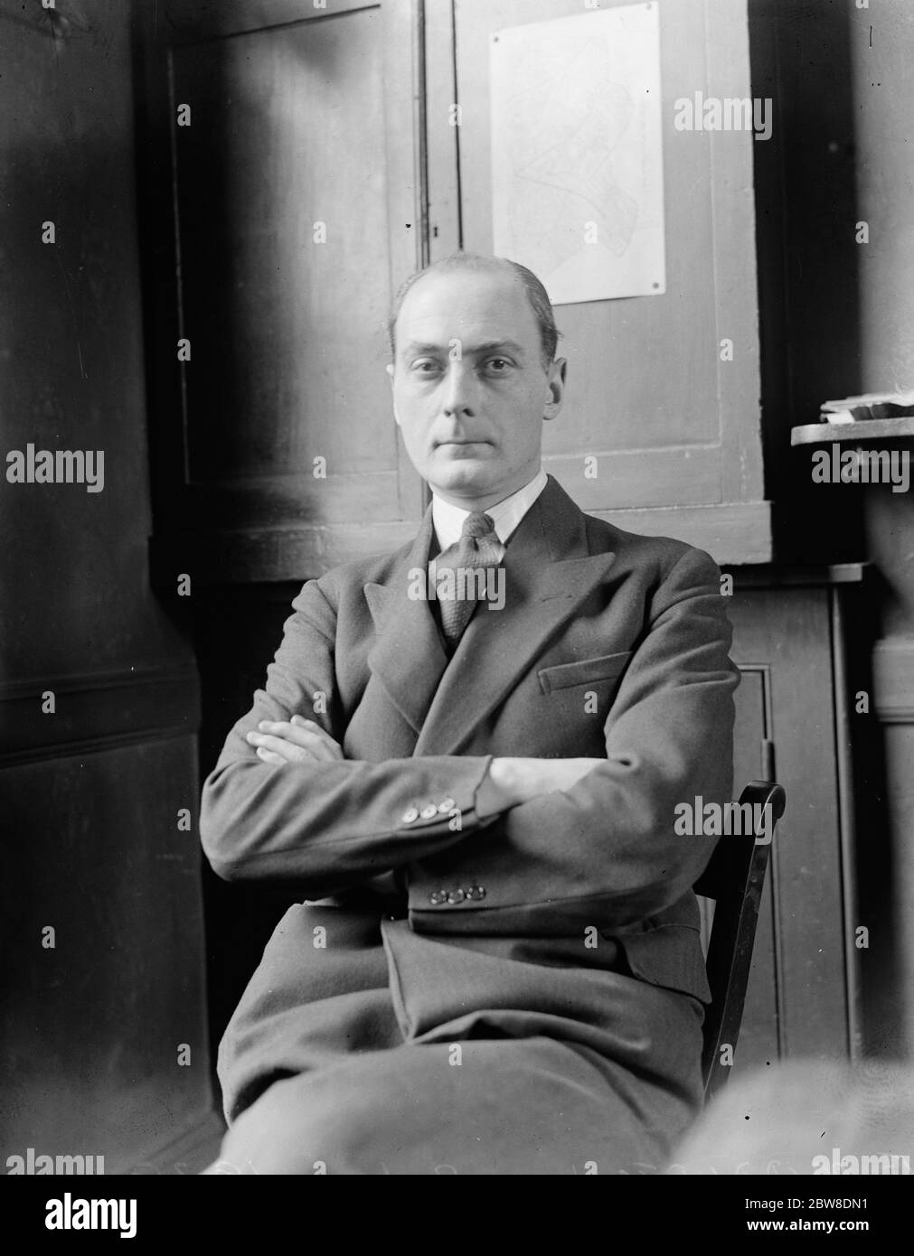 Mr Edgar Middleton , the Liberal candidate for East Islington . 30 March 1929 Stock Photo