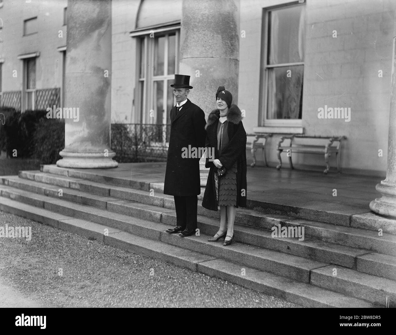 The installation of new Governor General of Irish Free state at Dublin . Mr McNeill , the new Governor General with his wife . 2 February 1928 Stock Photo