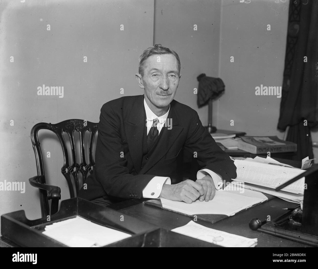 Mr James McNeil , who has scceeded Mr T M Healy as the Free State Governor General . 15 December 1927 Stock Photo