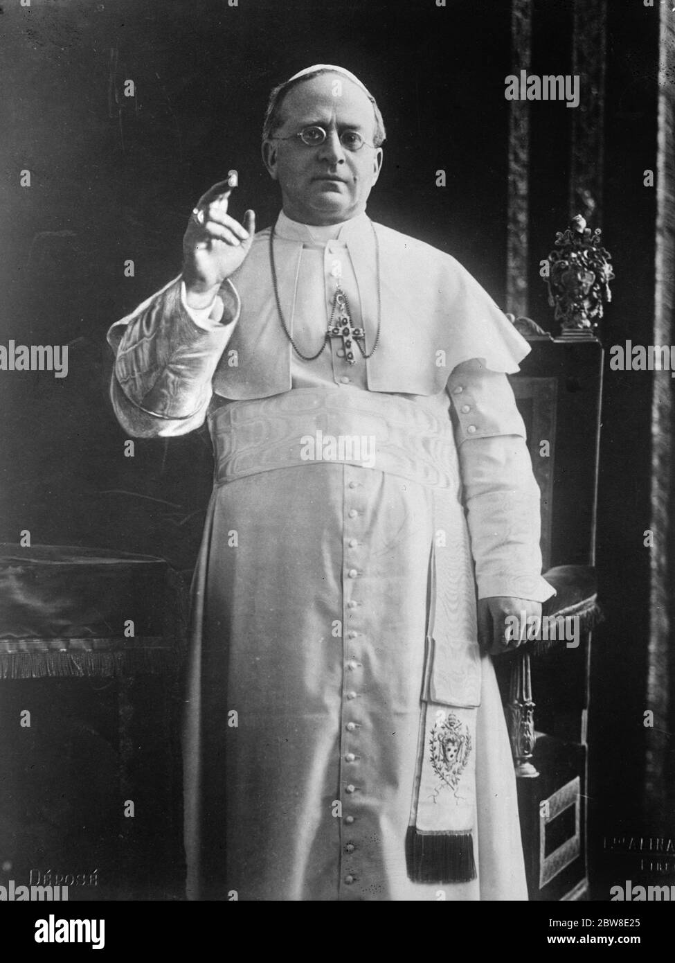 The Pope - Pope Pius XI May 1929 Stock Photo
