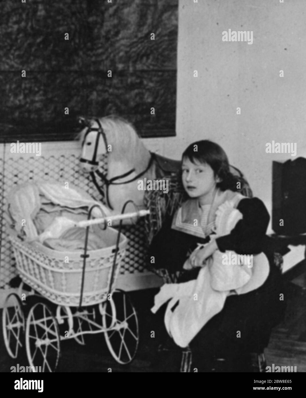 Nursery days of Princess Martha . 19 March 1929 Stock Photo