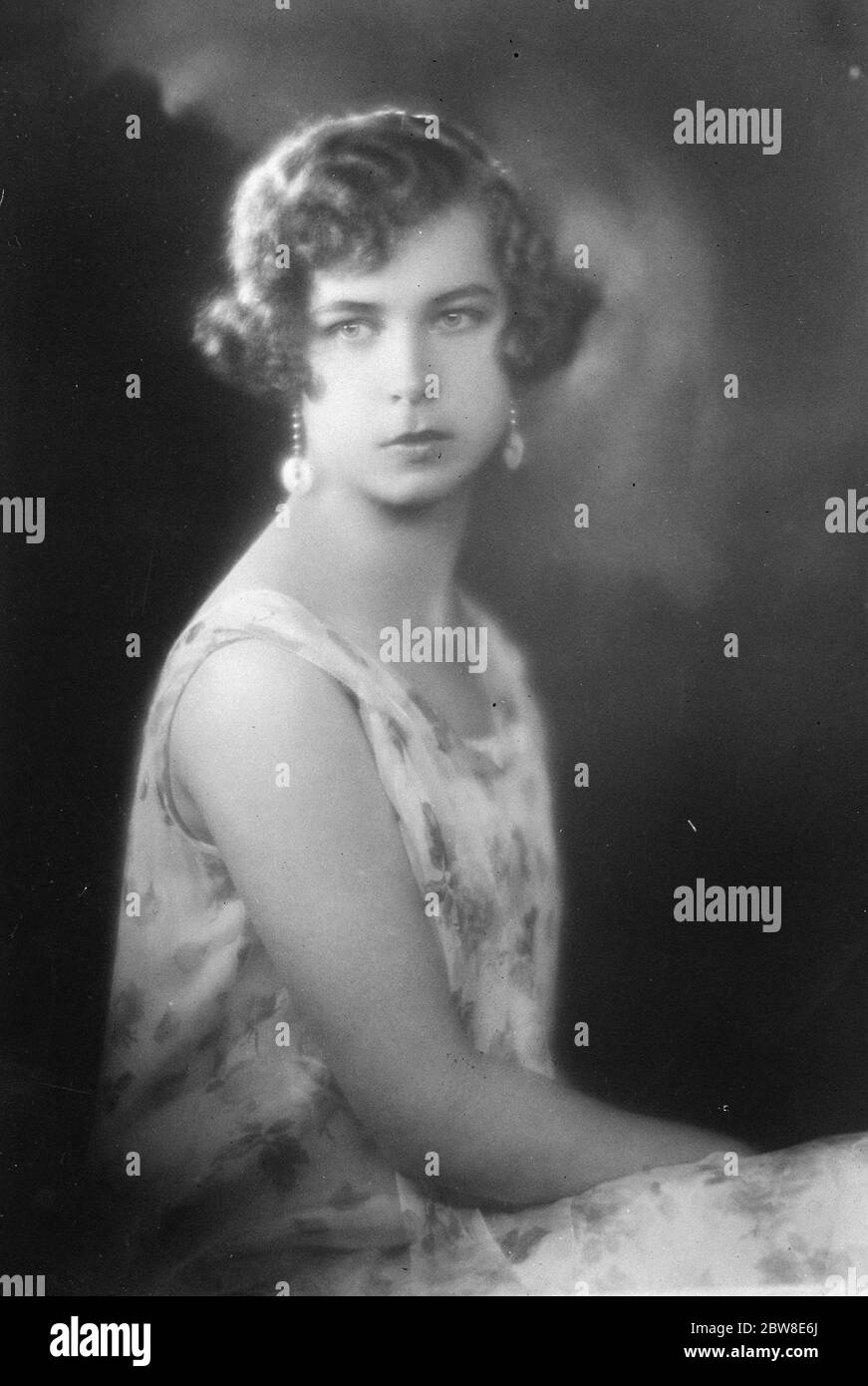 Princess Marie Jose in Belgium . 30 April 1929 Stock Photo
