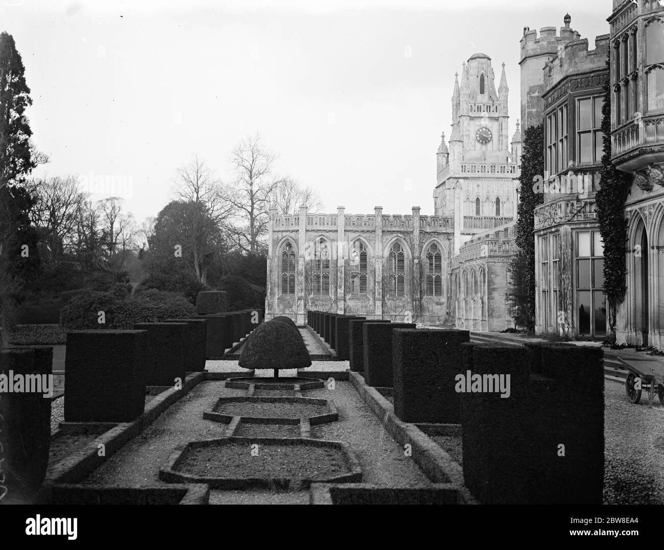 World famous gardens to be opened to the public . Ashridge House . 26 March 1929 Stock Photo