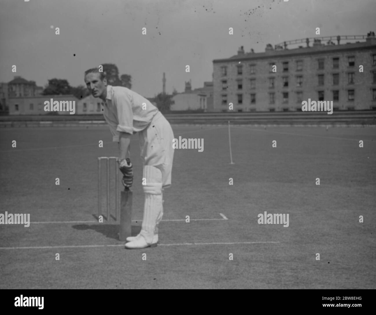 D R Jardine , the Surrey Captain , at the Oval . 10 June 1932 Stock Photo