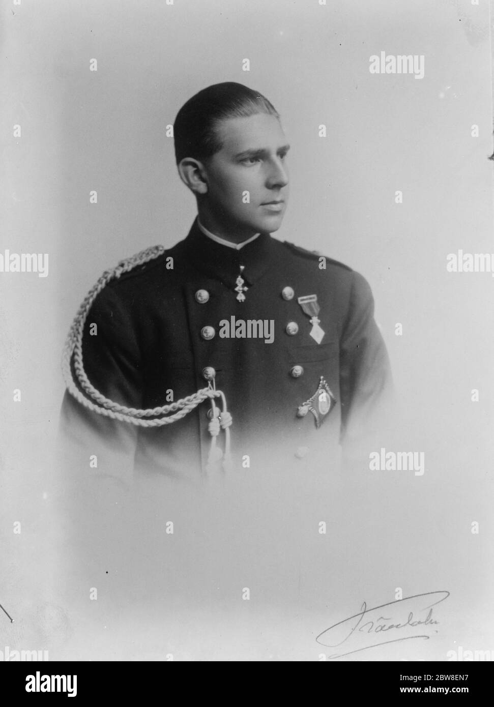 Spain ' s sailor Prince . The Infante Juan . 16 July 1930 Stock Photo