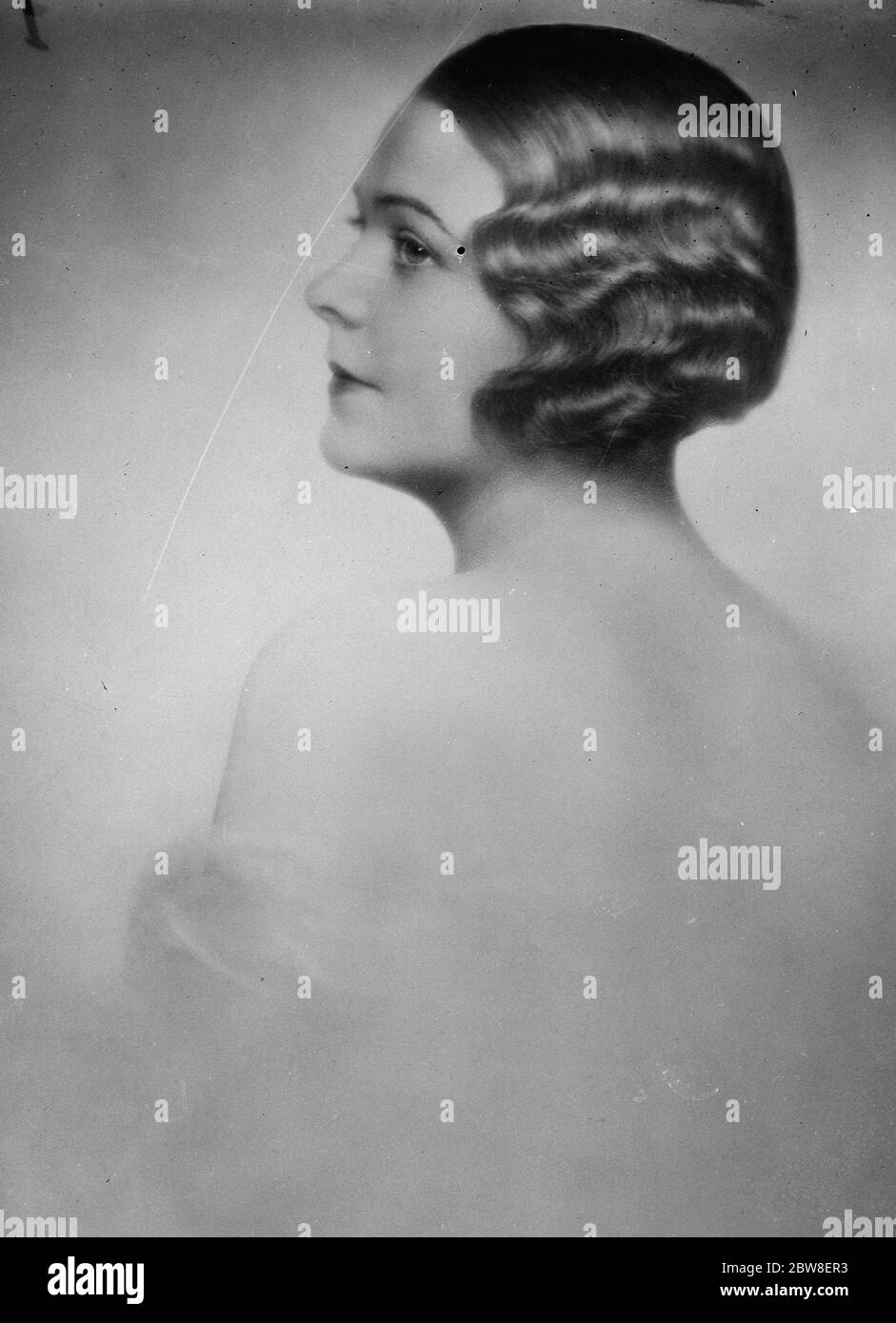 New leading lady for West End , Swedens most beautiful woman . Miss Alexa Engstrom . 6 February 1931 Stock Photo