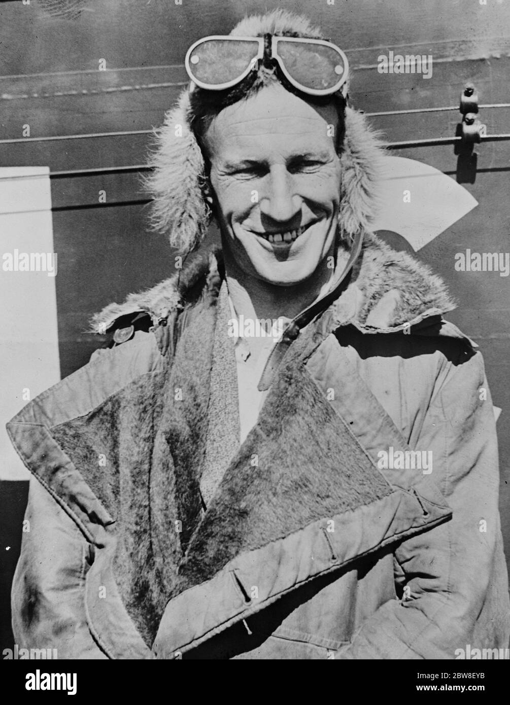 One of the most recent photographs of Wing Commander Kingsford Smith . 18 October 1930 Stock Photo