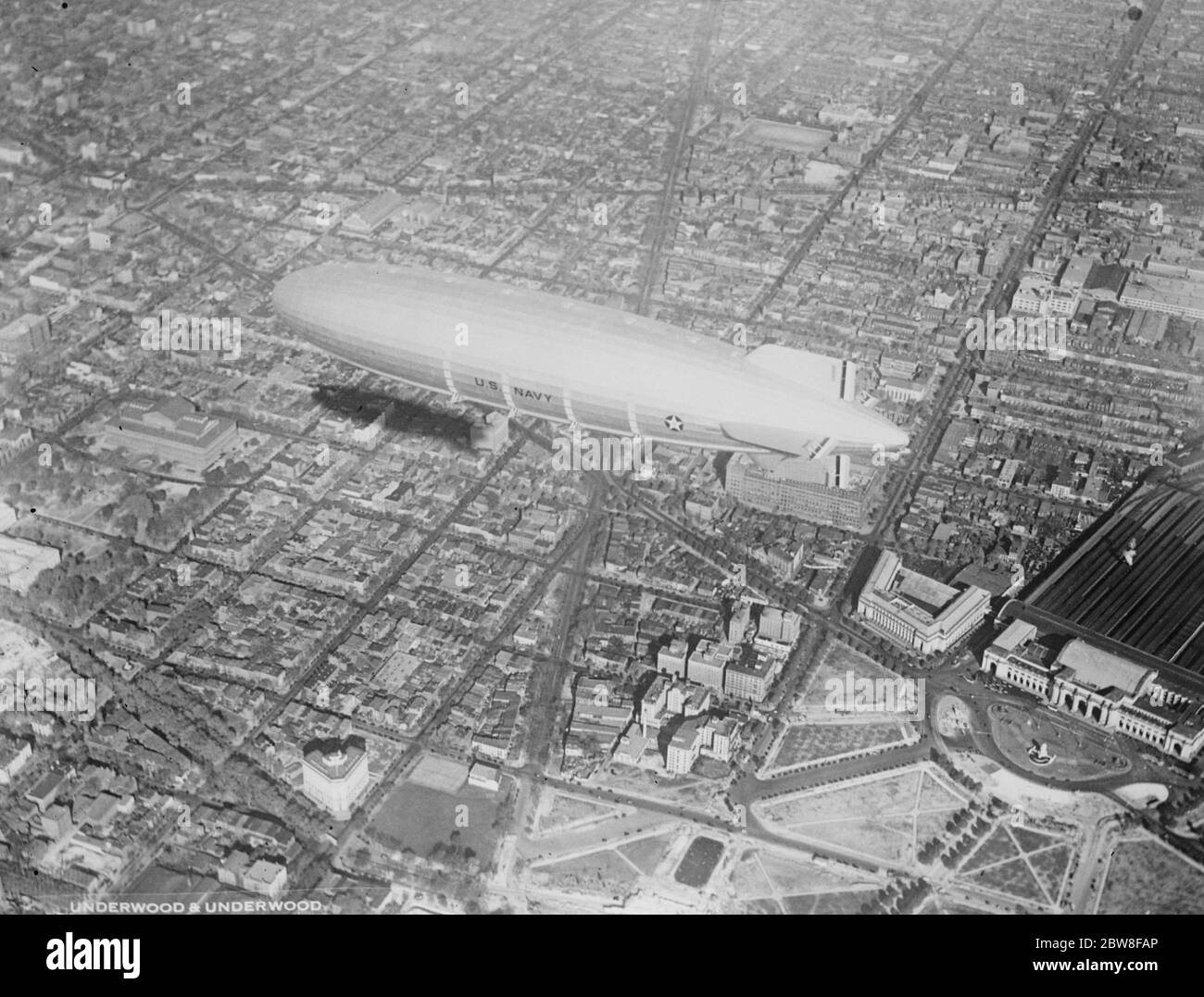 New American All Metal Steam Driven Dirigible Out Of Hangar For First 