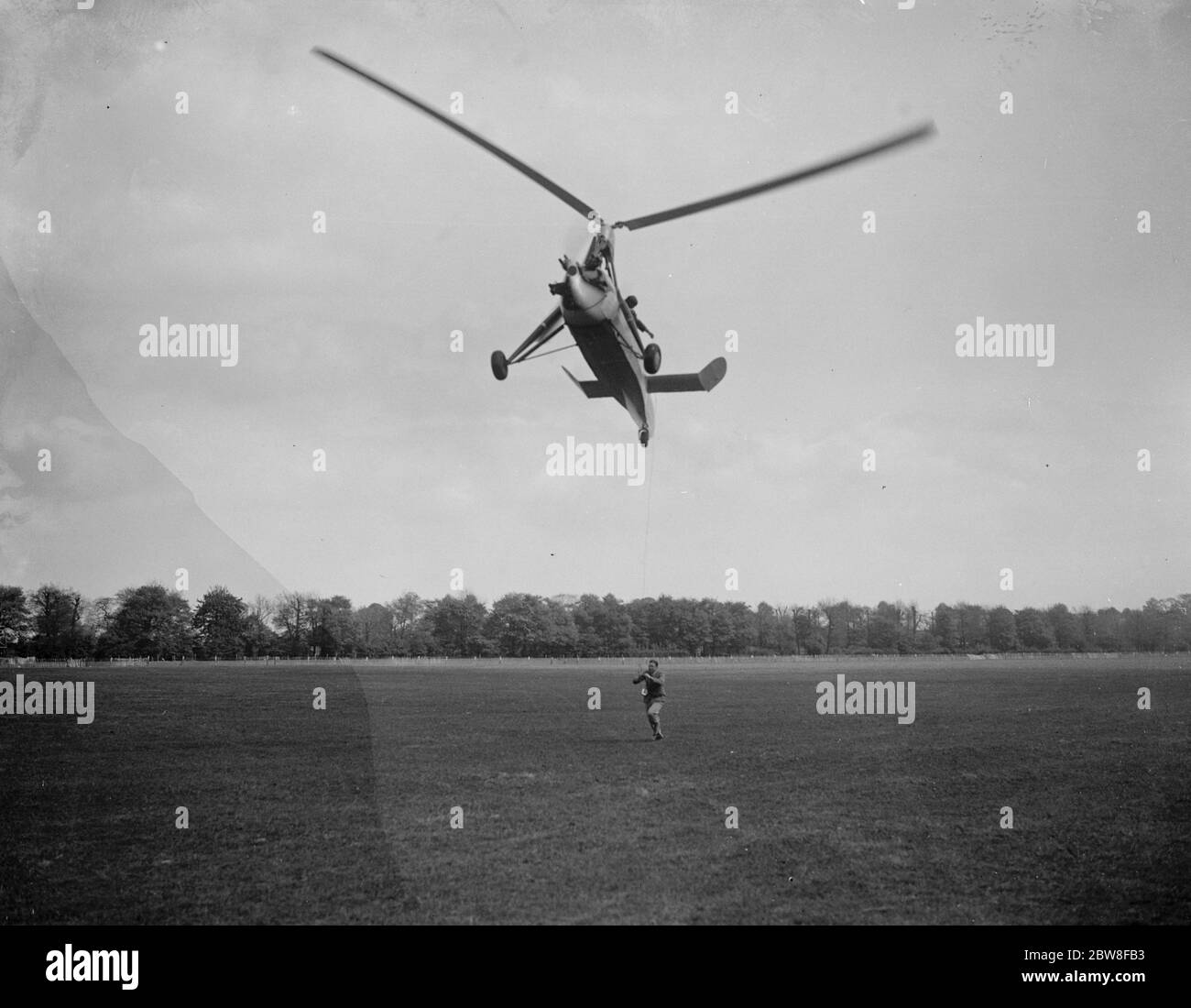 New type of autogiro on trial . A demonstration of the new  Direct Control  autogiro , type C30 . 27 April 1933 Stock Photo
