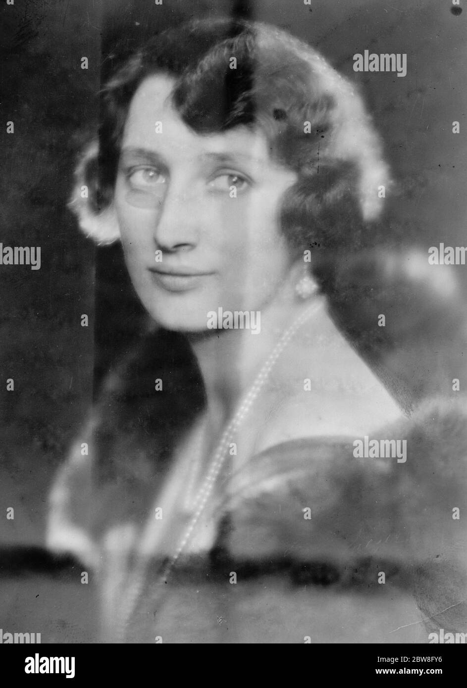 The Crown Princess of Norway . 1 February 1932 Stock Photo