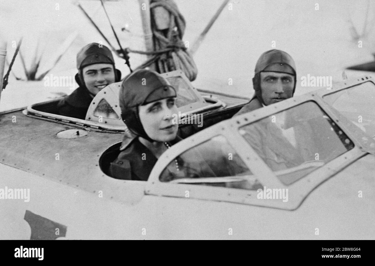 Peasant becomes Romanian minister of Agriculture . M Mihalacke , whose appointment by King Carol has caused an excellent impression throughout the country . Hydroplanes royal passengers . Queen Marie of Romania and Princess Ileana , who took a flight out to sea on the occasion of their welcoming the British warships . 1930. Stock Photo