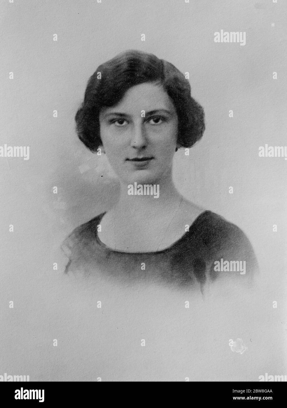 Princess Giovanna of Savoy . 1930 Stock Photo