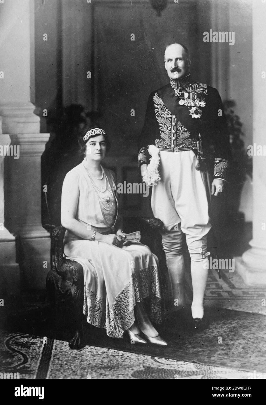 New governor of Madras . Sir George and Lady Stanley . 19 May 1930 Stock Photo