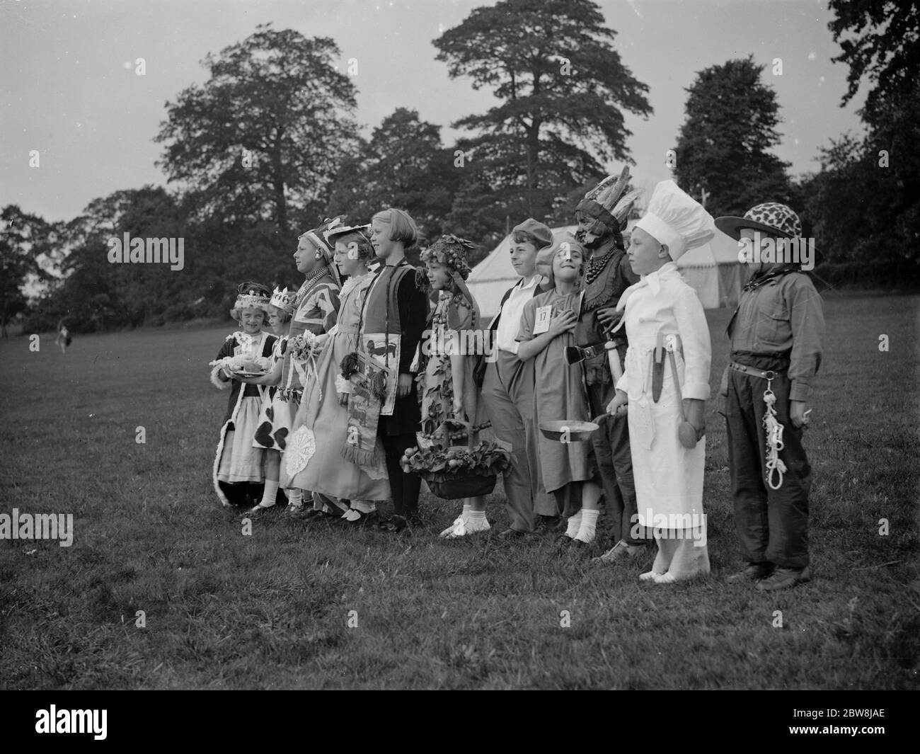 Childrens fancy dress . Bexleyheath Gala . 10 July 1937 Stock Photo Alamy