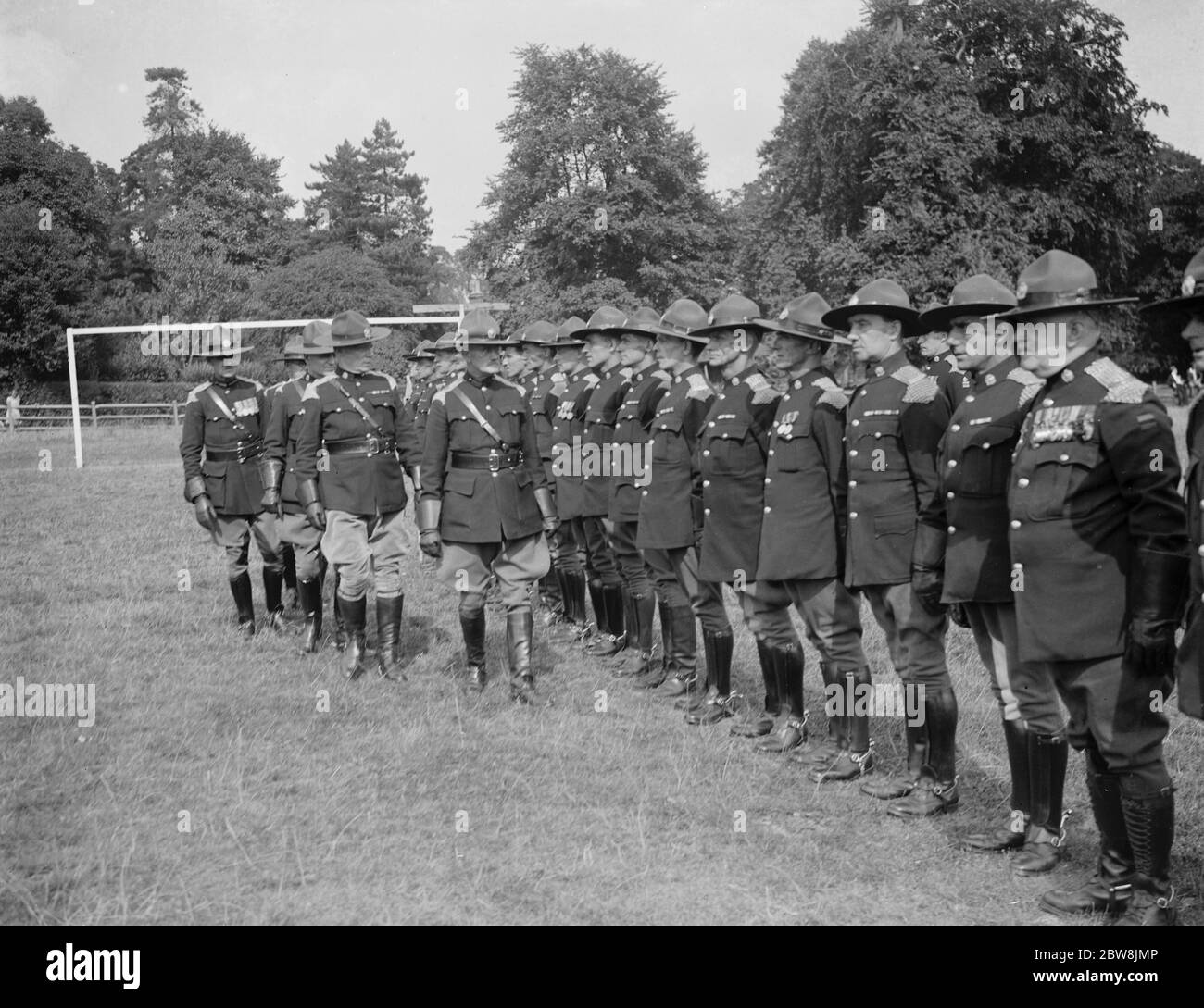 Legion of Frontiersmen , service , Footscray . 21 August 1937 Stock Photo