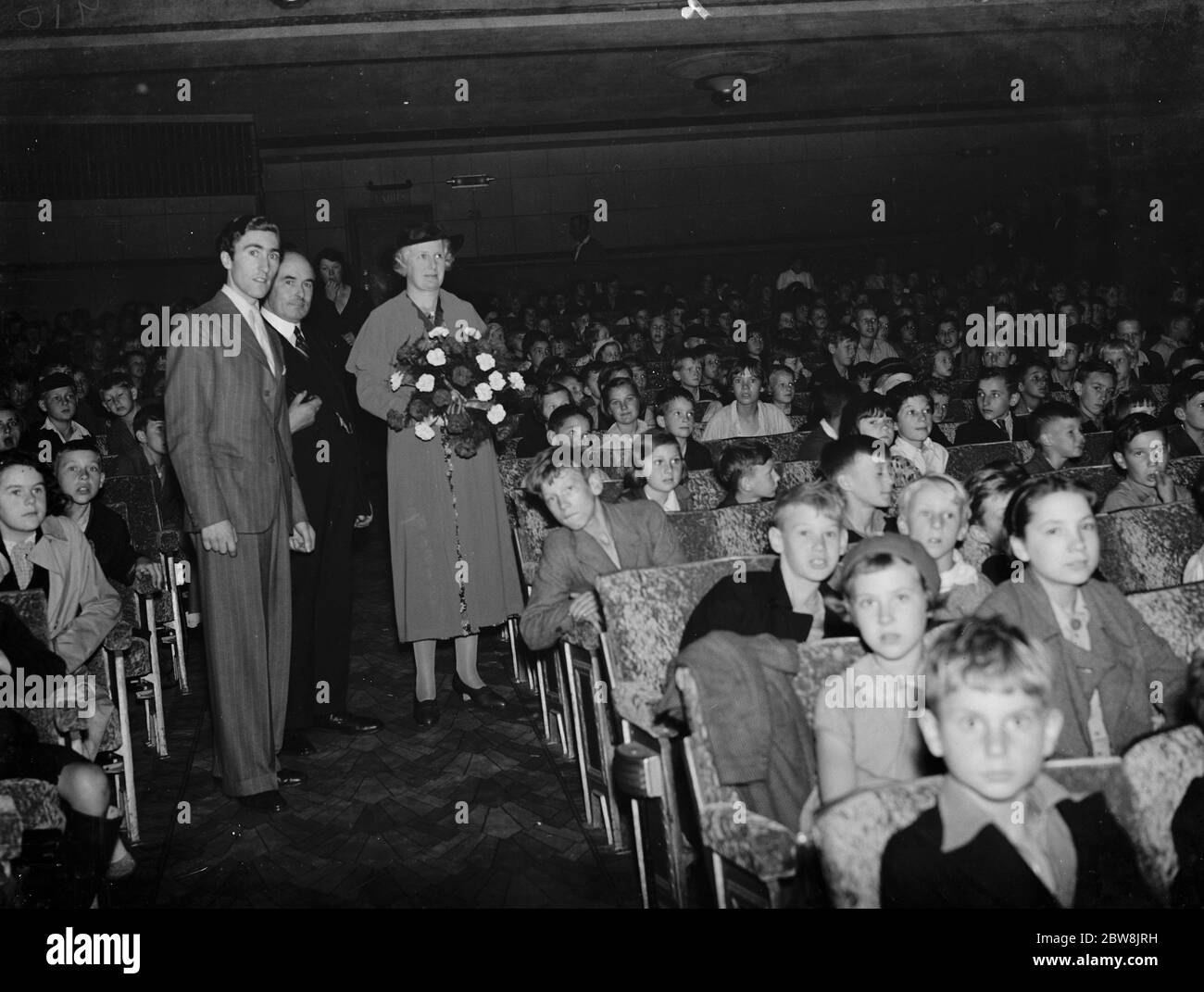 Odeon Well Hall , Councillor Mrs Mabel Grout . 1937 Stock Photo