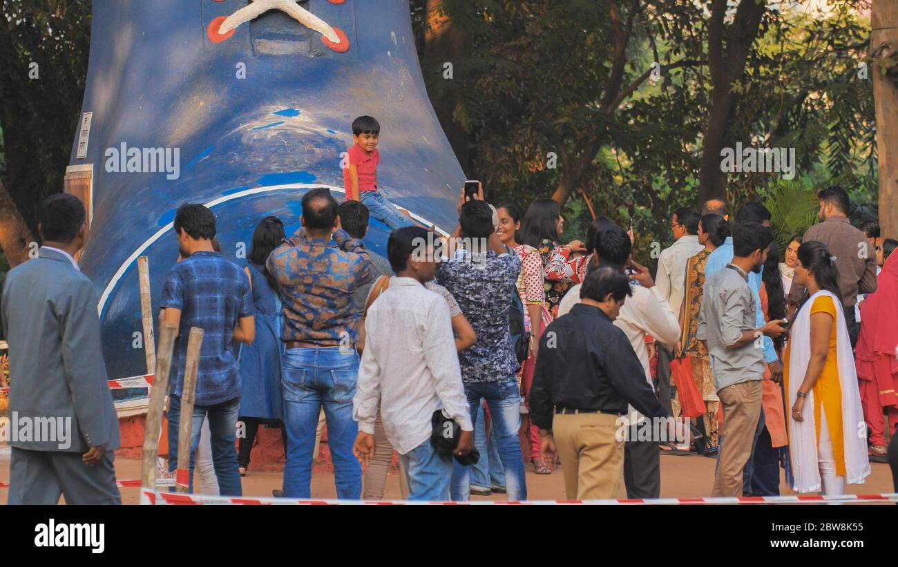 Mumbai, India December 17, 2018 Kids and others are enjoying at Boot