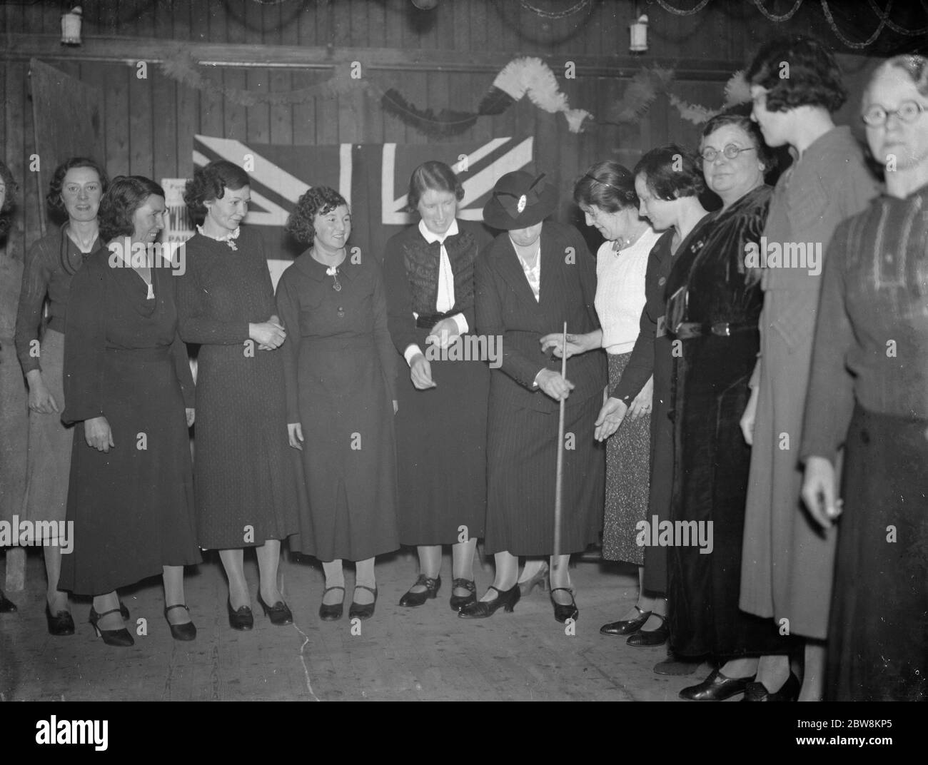 Mothers union games at Days Lane . 1938 Stock Photo