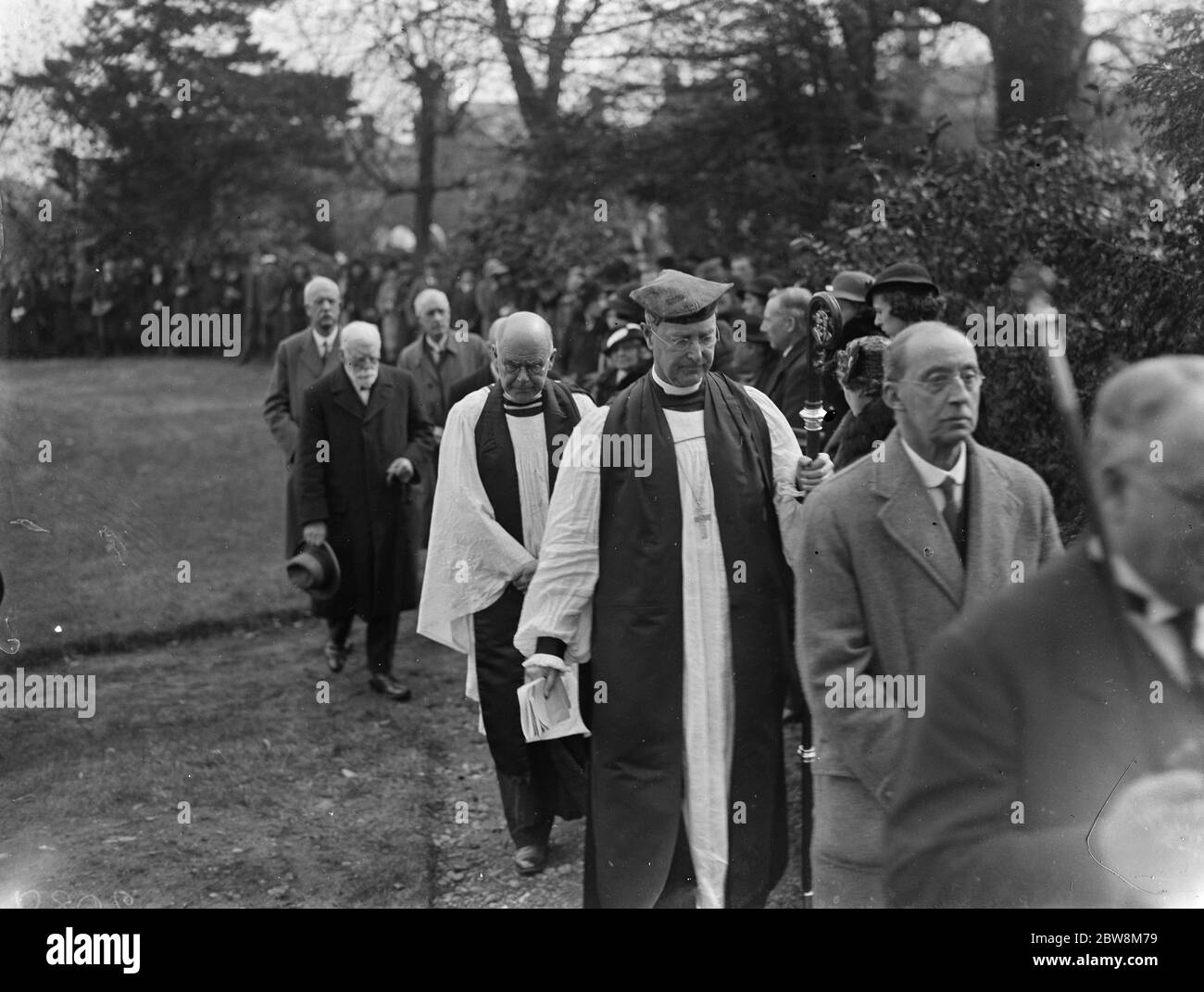 Bishop of Rochester , Canon Spurgin . 1935 Stock Photo