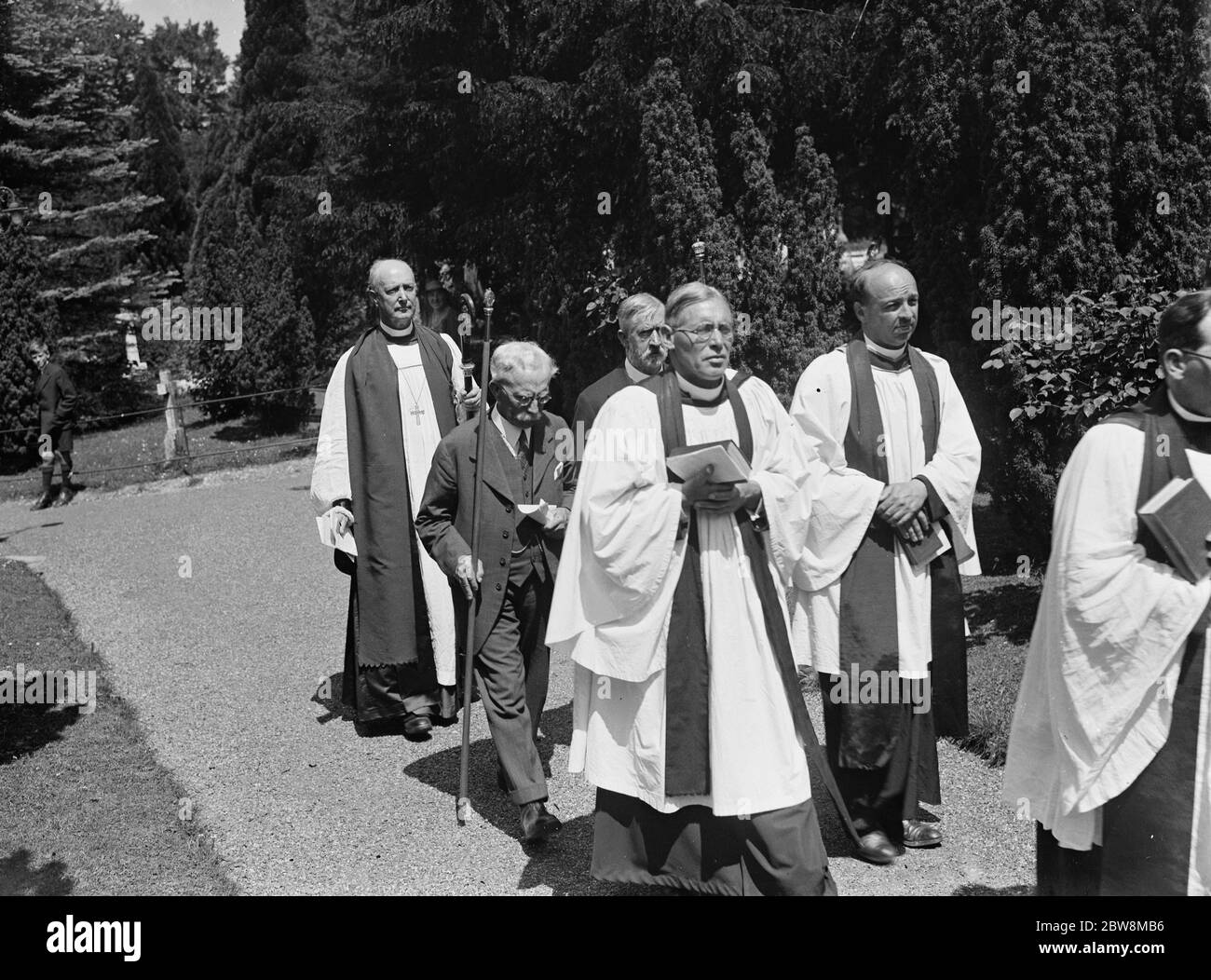 of Rochester , Martin Linton Smith , in procession . 1935 Stock